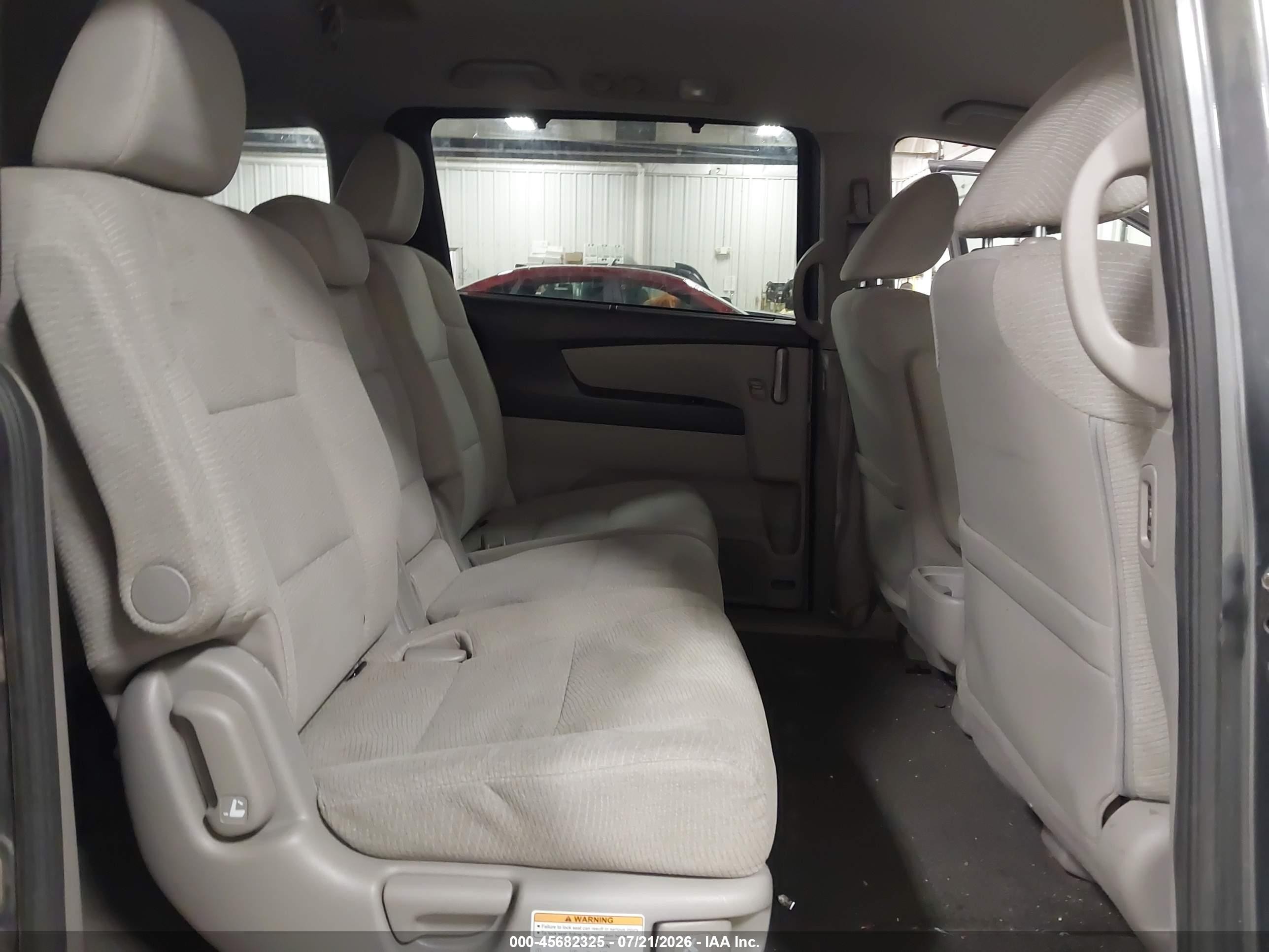 2013 Honda Odyssey Ex Gray vin: 5FNRL5H47DB058469