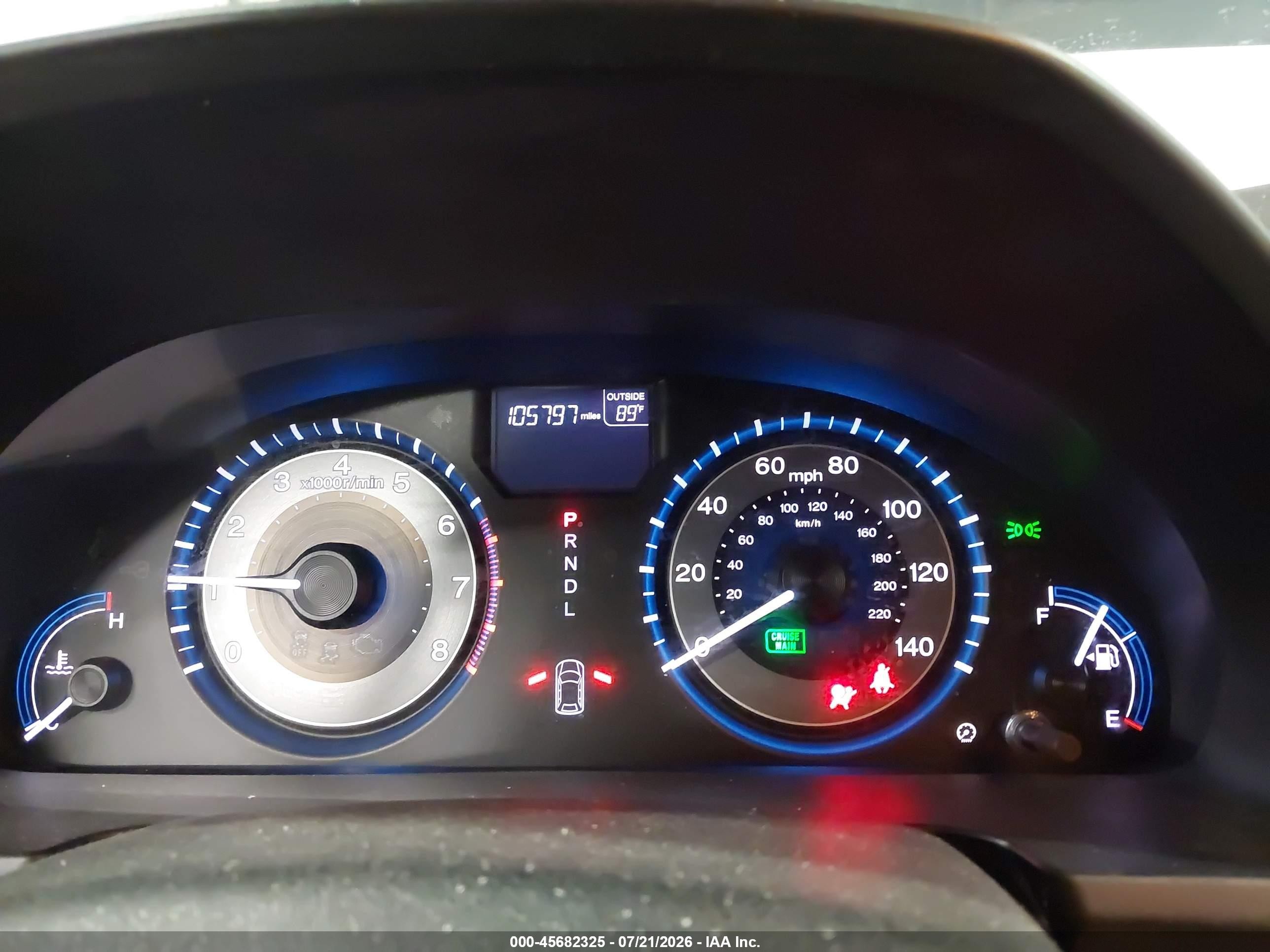 2013 Honda Odyssey Ex Gray vin: 5FNRL5H47DB058469