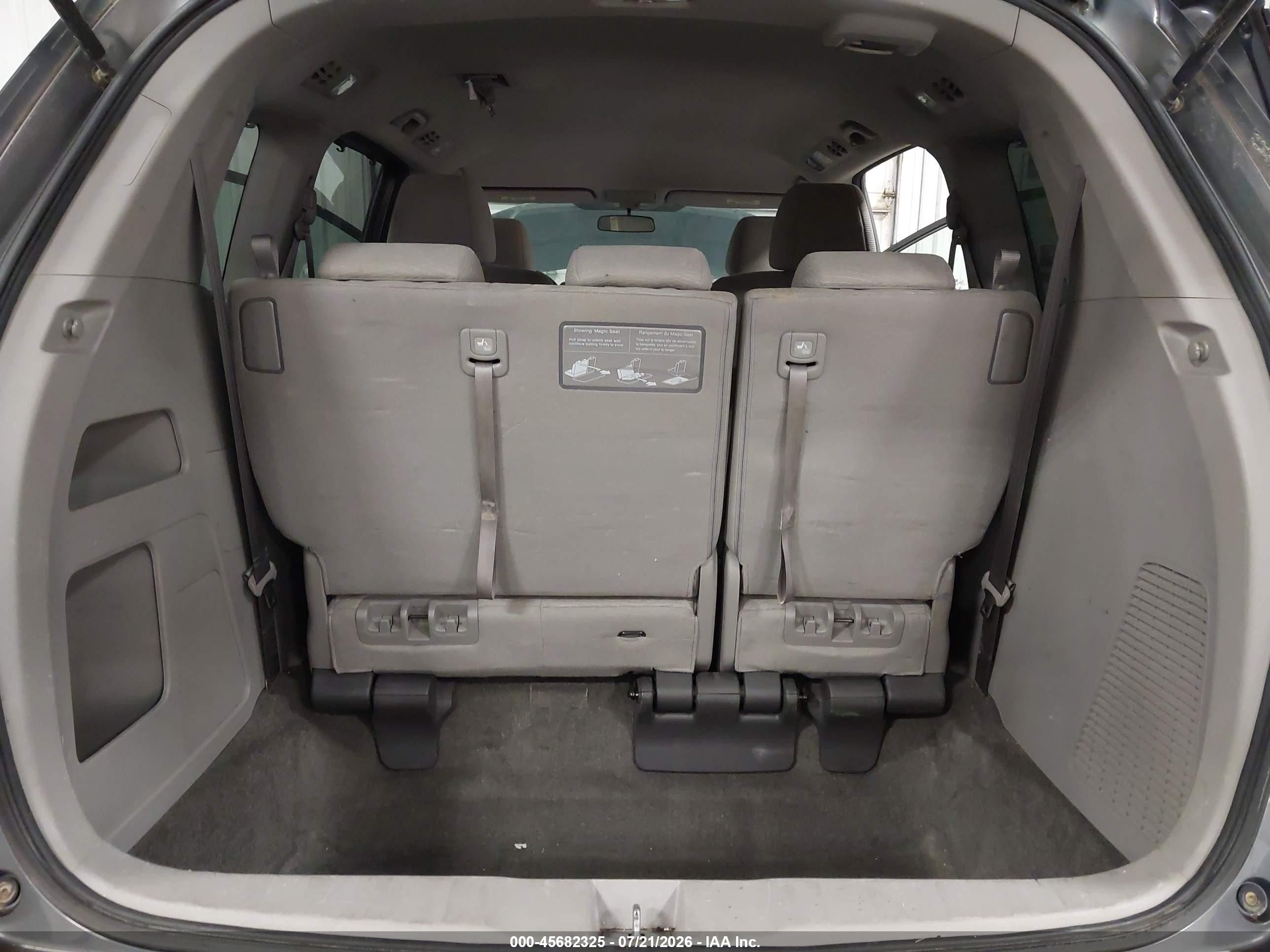 2013 Honda Odyssey Ex Gray vin: 5FNRL5H47DB058469