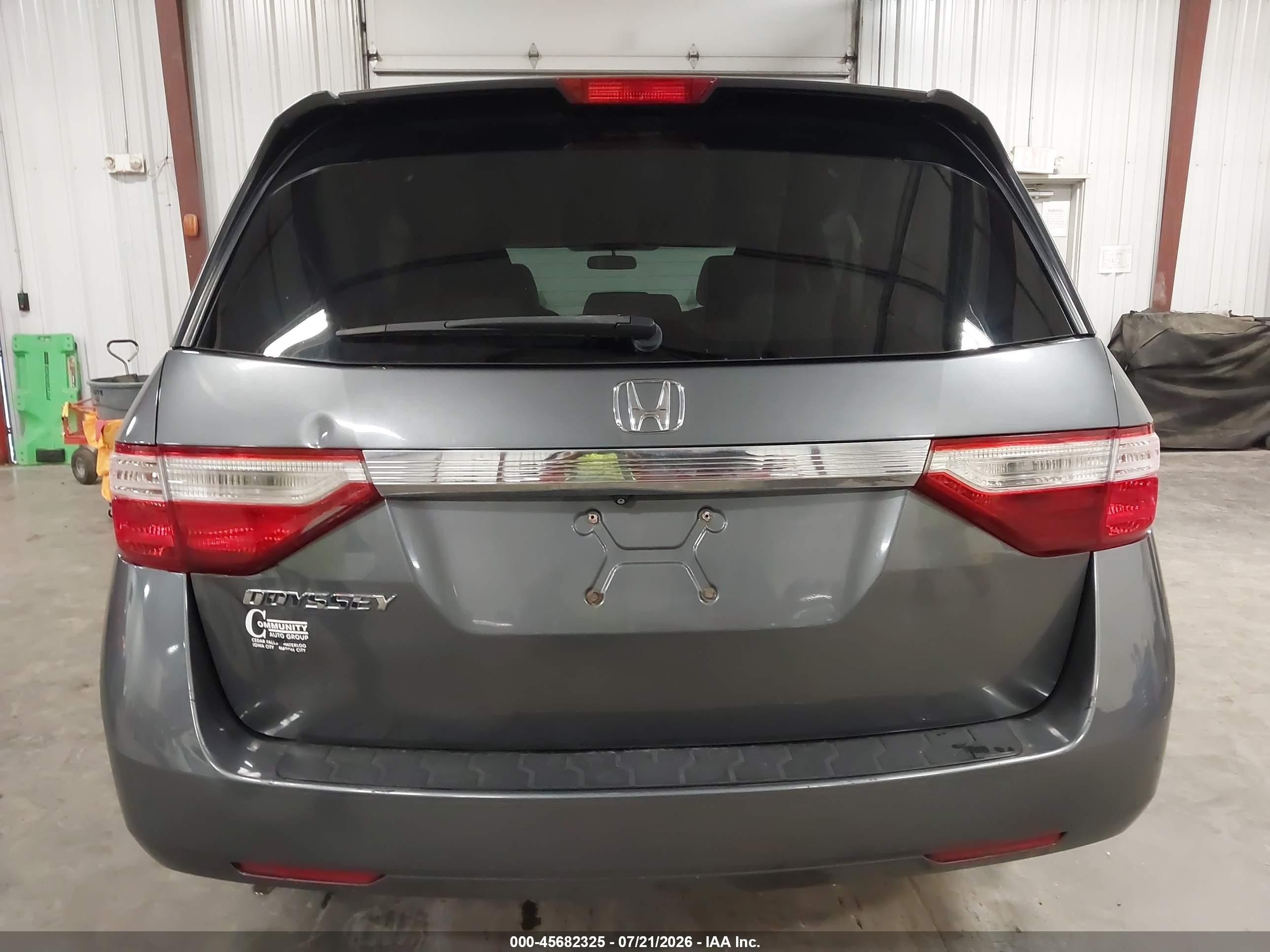 2013 Honda Odyssey Ex Gray vin: 5FNRL5H47DB058469
