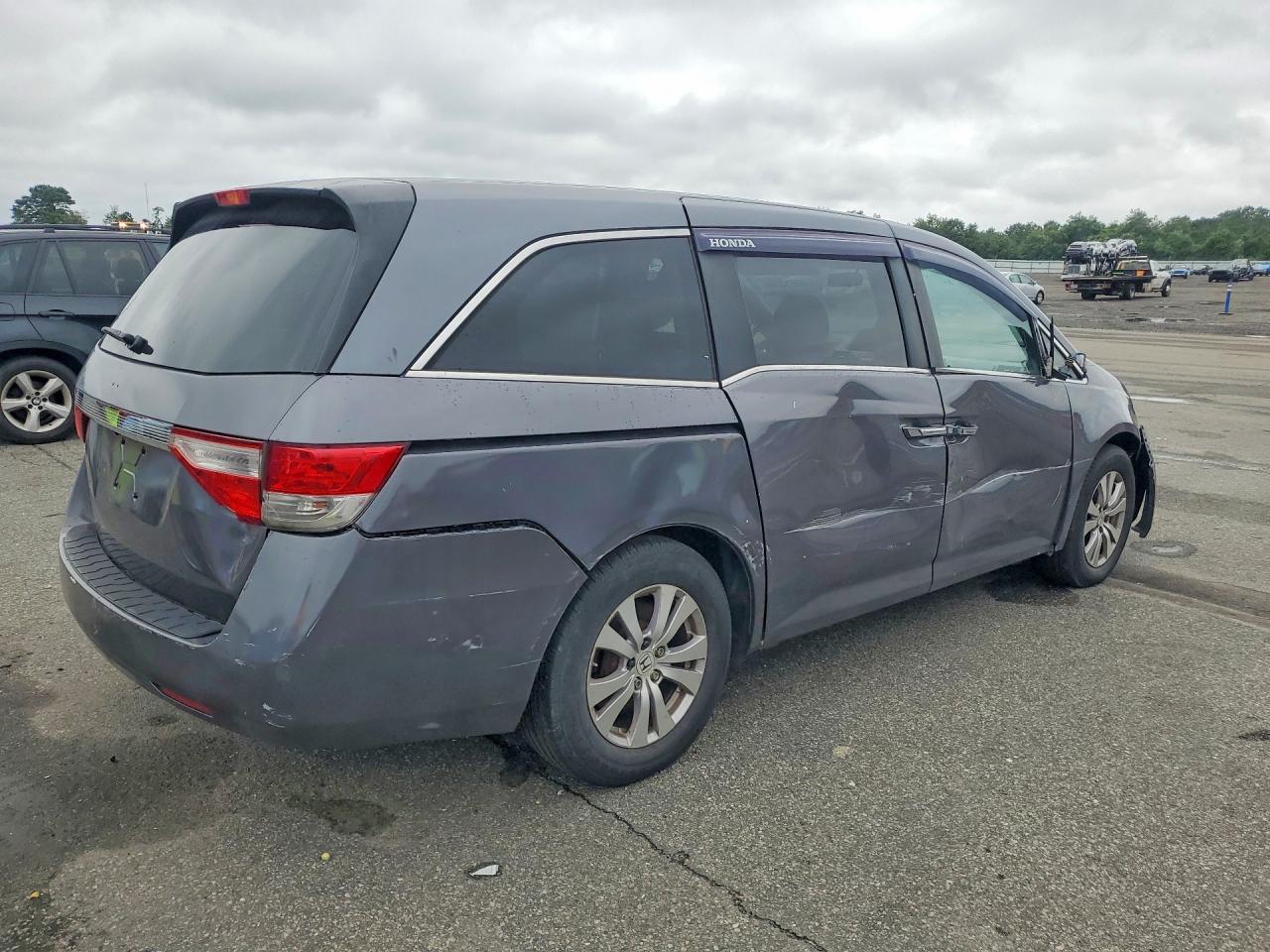 2014 Honda Odyssey Ex Gray vin: 5FNRL5H47EB014506