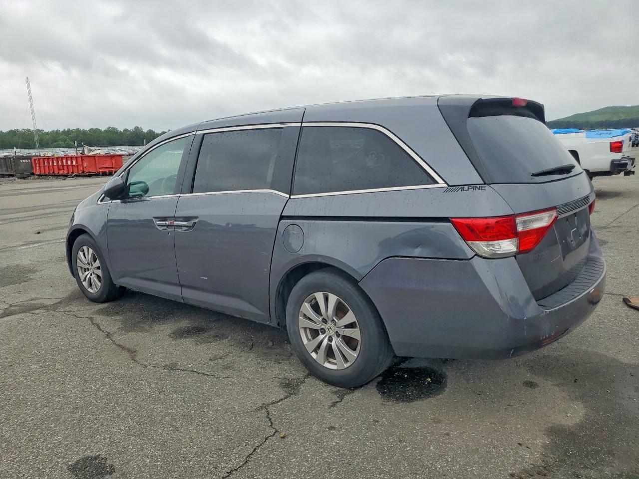 2014 Honda Odyssey Ex Gray vin: 5FNRL5H47EB014506