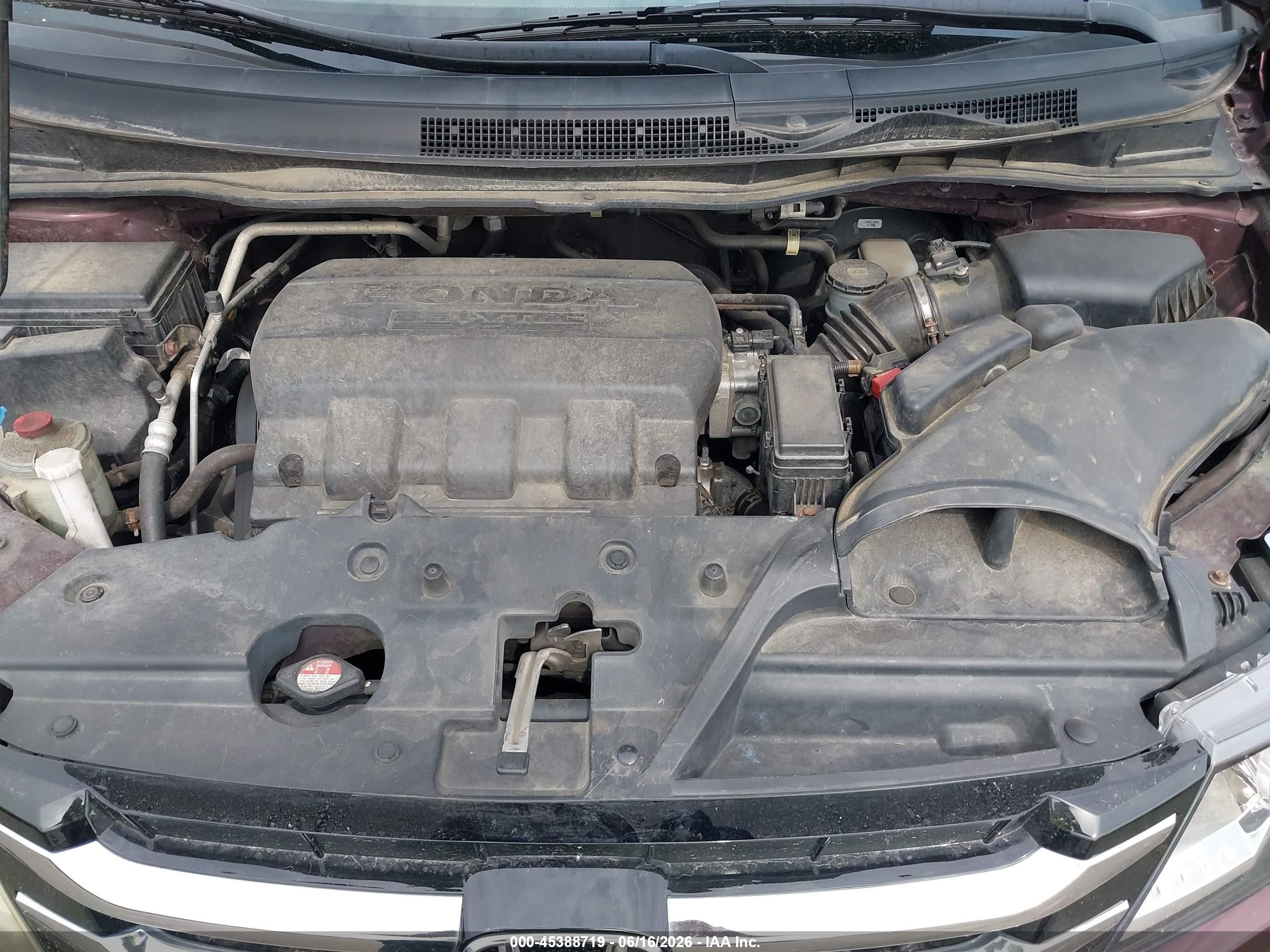2014 Honda Odyssey Ex Maroon vin: 5FNRL5H47EB044363