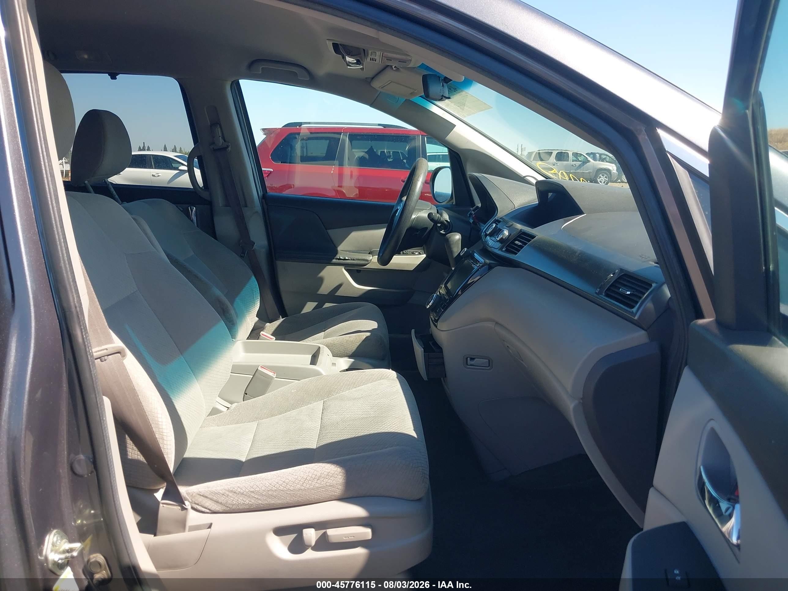 2014 Honda Odyssey Ex Gray vin: 5FNRL5H47EB075709