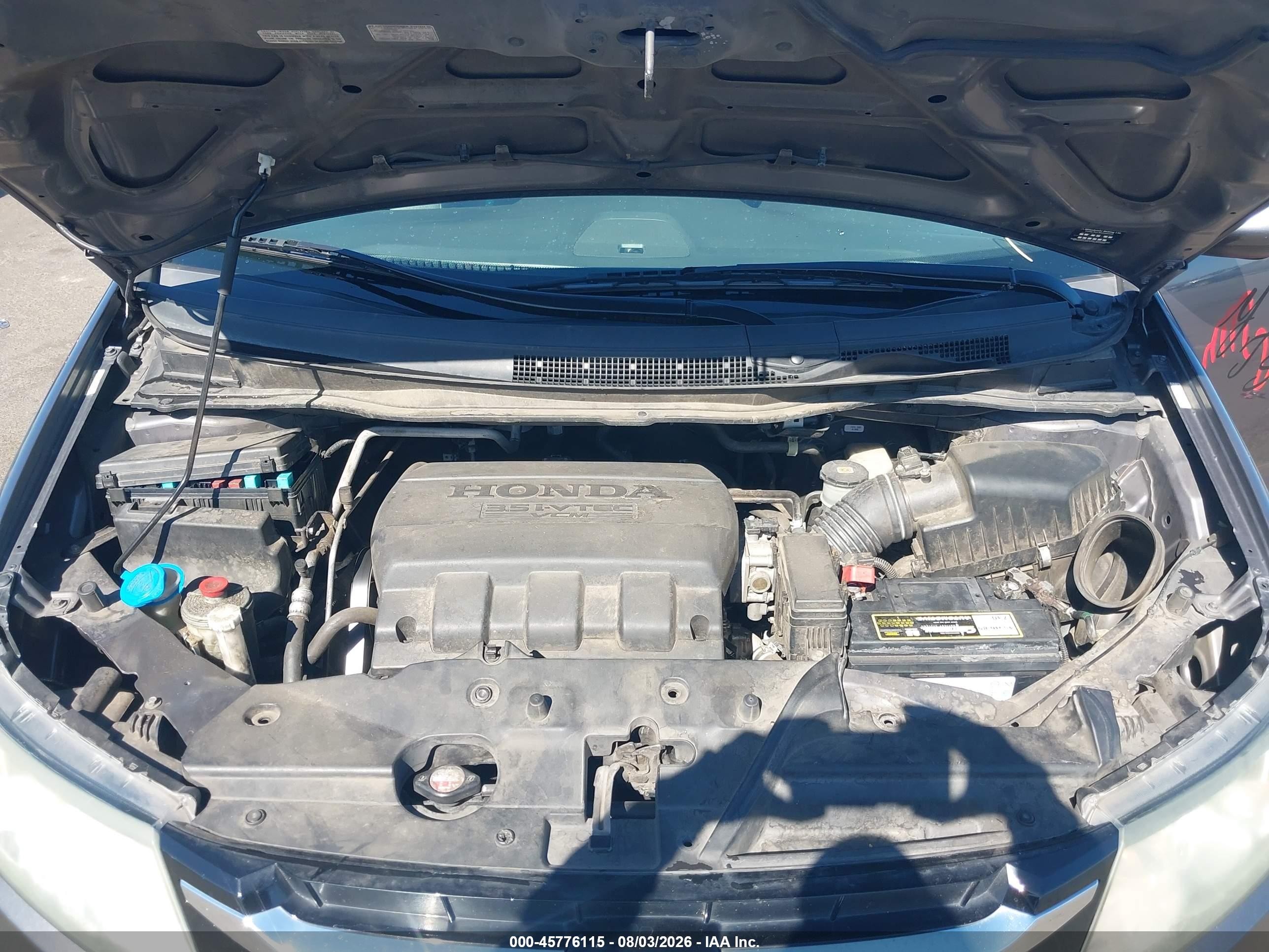 2014 Honda Odyssey Ex Gray vin: 5FNRL5H47EB075709