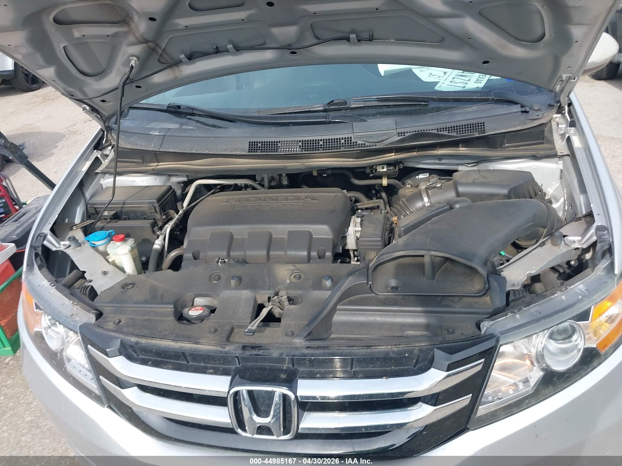 2014 Honda Odyssey Ex Silver vin: 5FNRL5H47EB076309