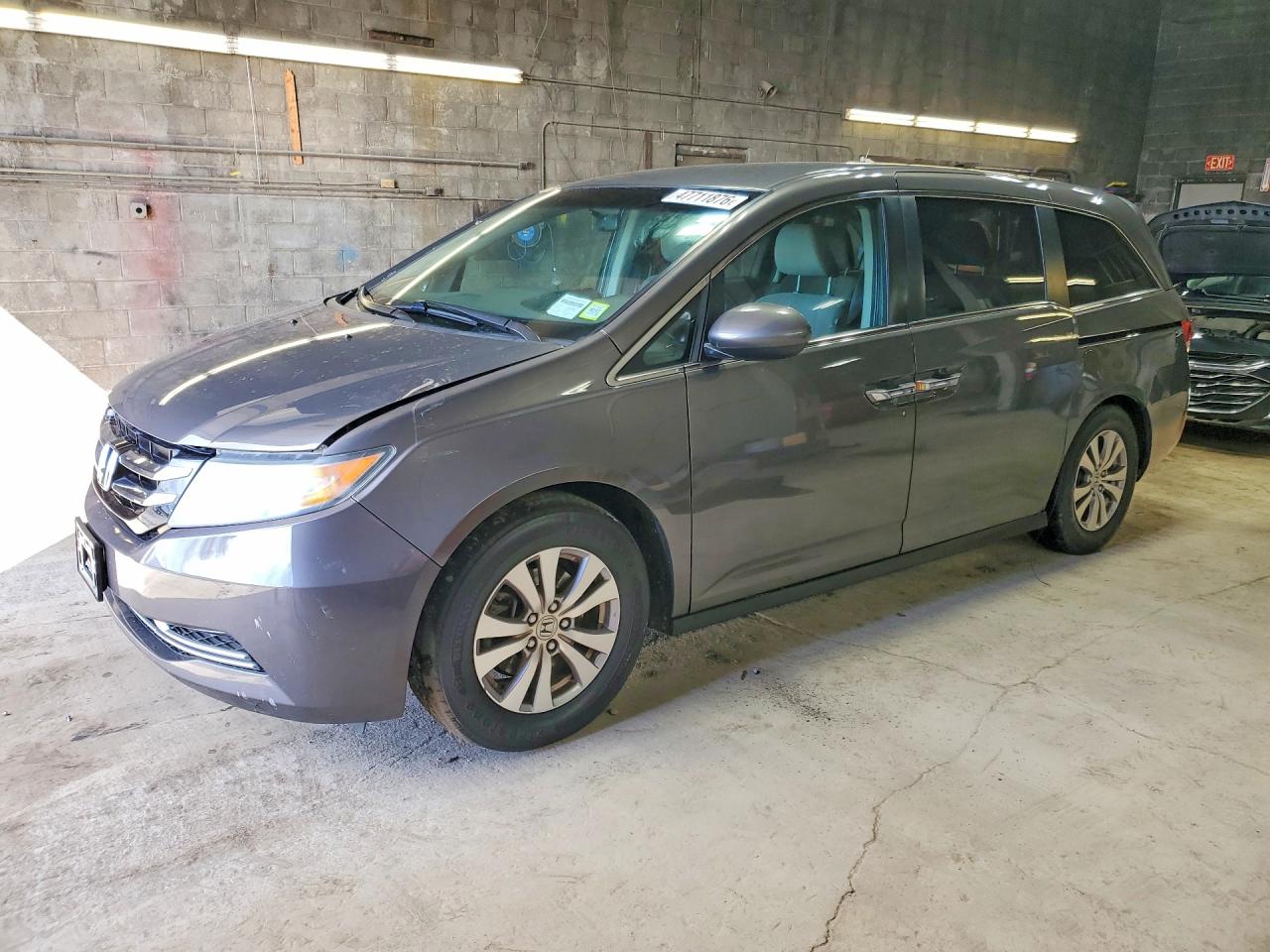 2014 Honda Odyssey Ex Gray vin: 5FNRL5H47EB125766