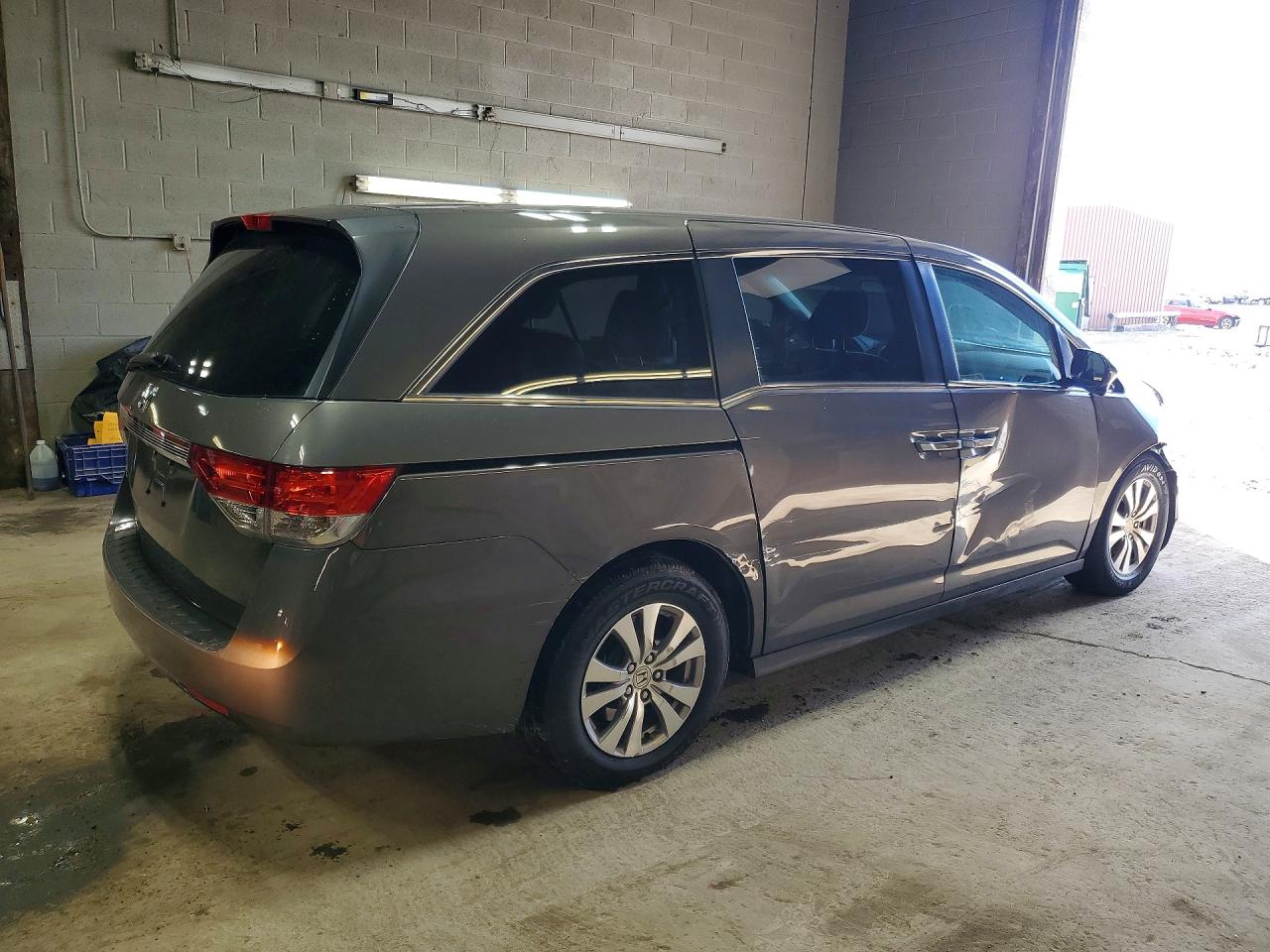 2014 Honda Odyssey Ex Gray vin: 5FNRL5H47EB125766