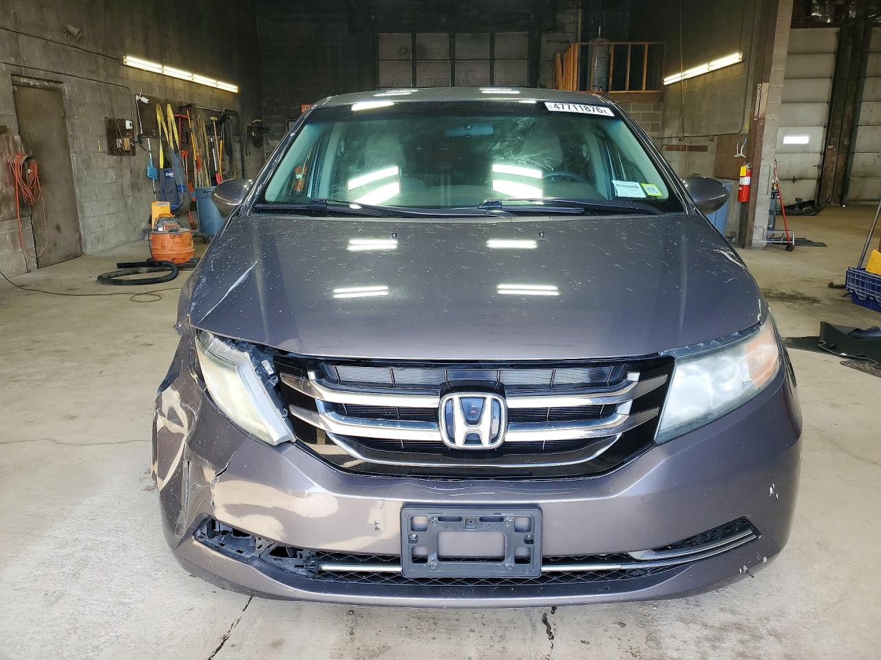 2014 Honda Odyssey Ex Gray vin: 5FNRL5H47EB125766