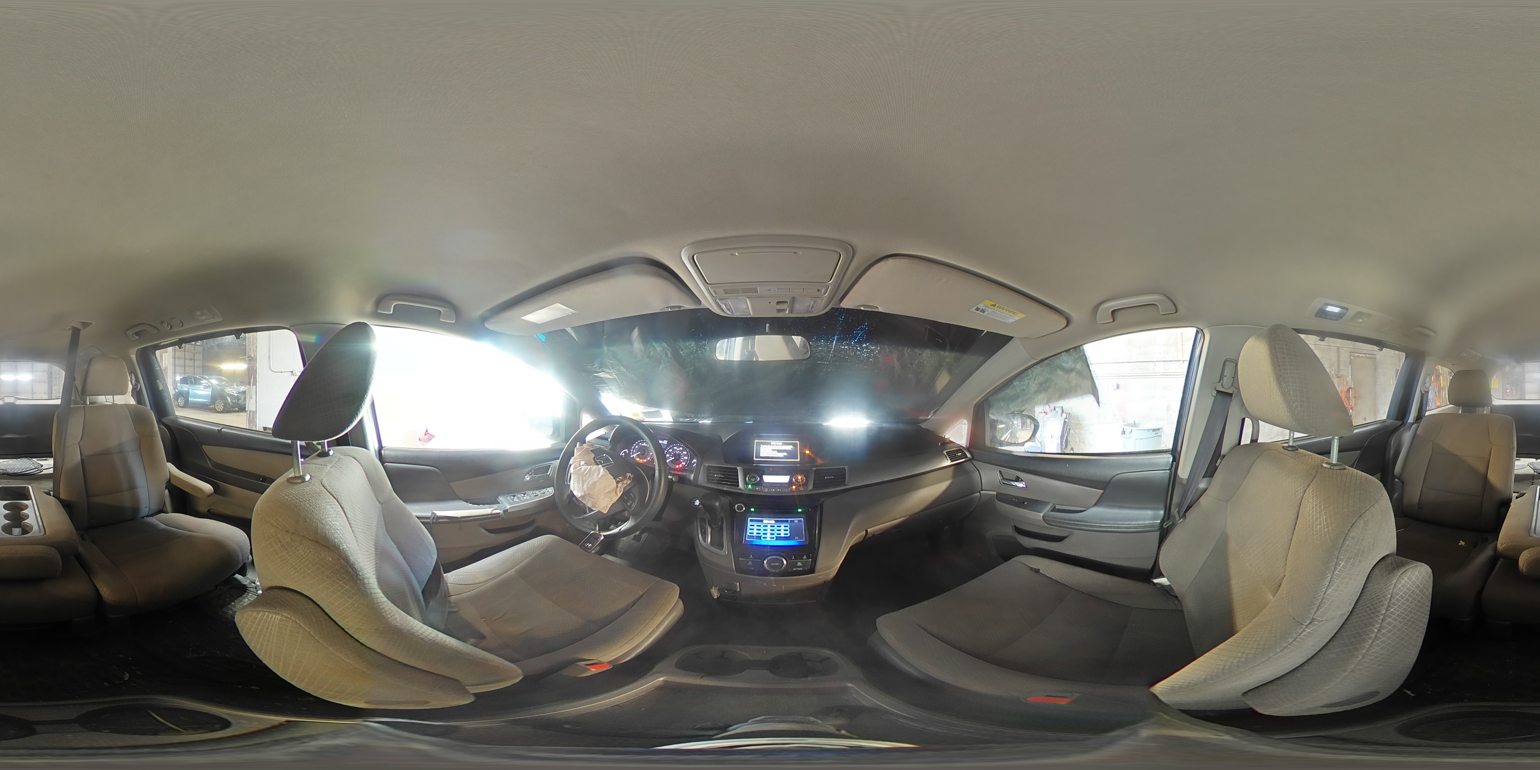 2014 Honda Odyssey Ex Gray vin: 5FNRL5H47EB125766