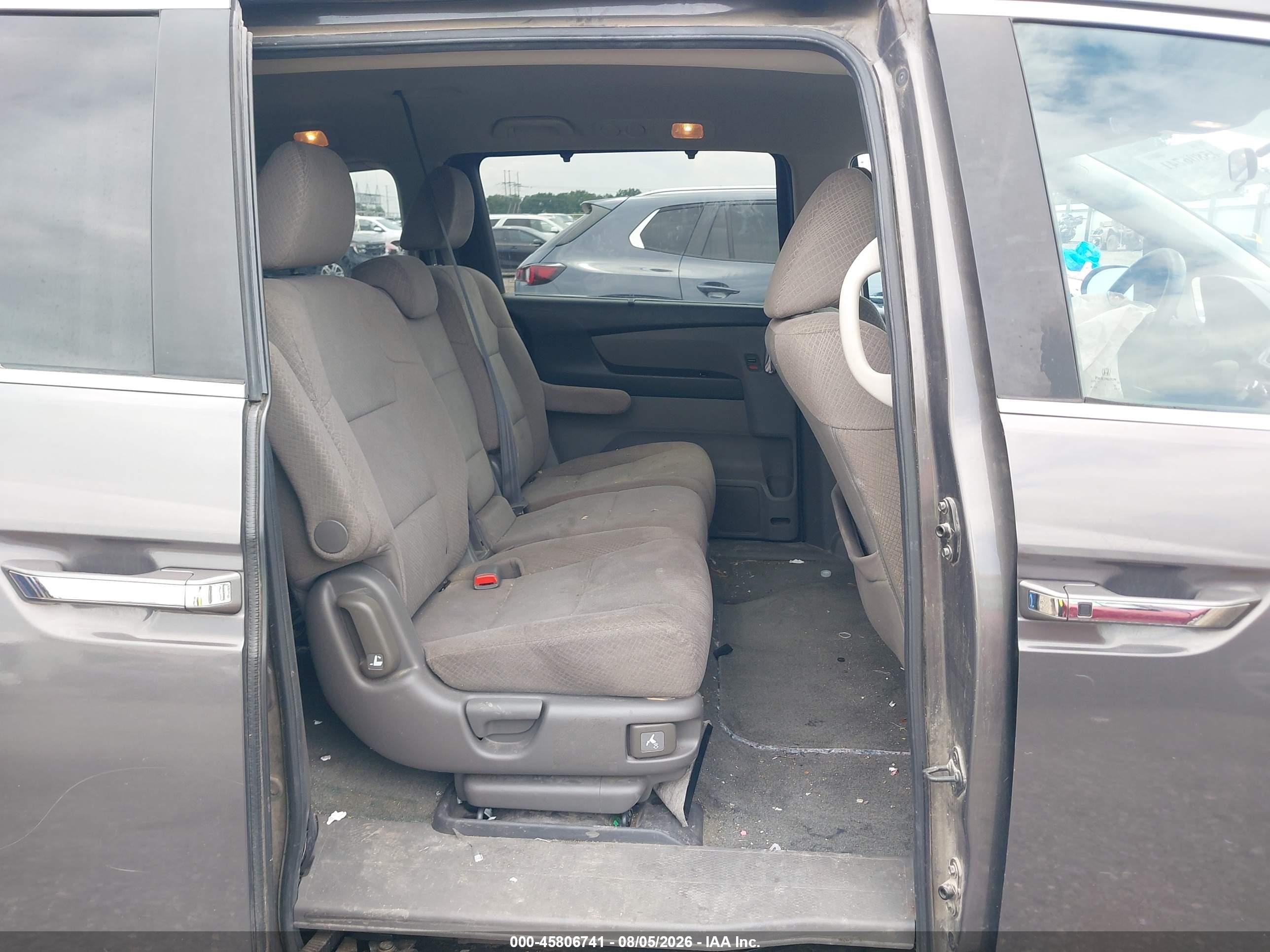 2015 Honda Odyssey Ex Gray vin: 5FNRL5H47FB019481