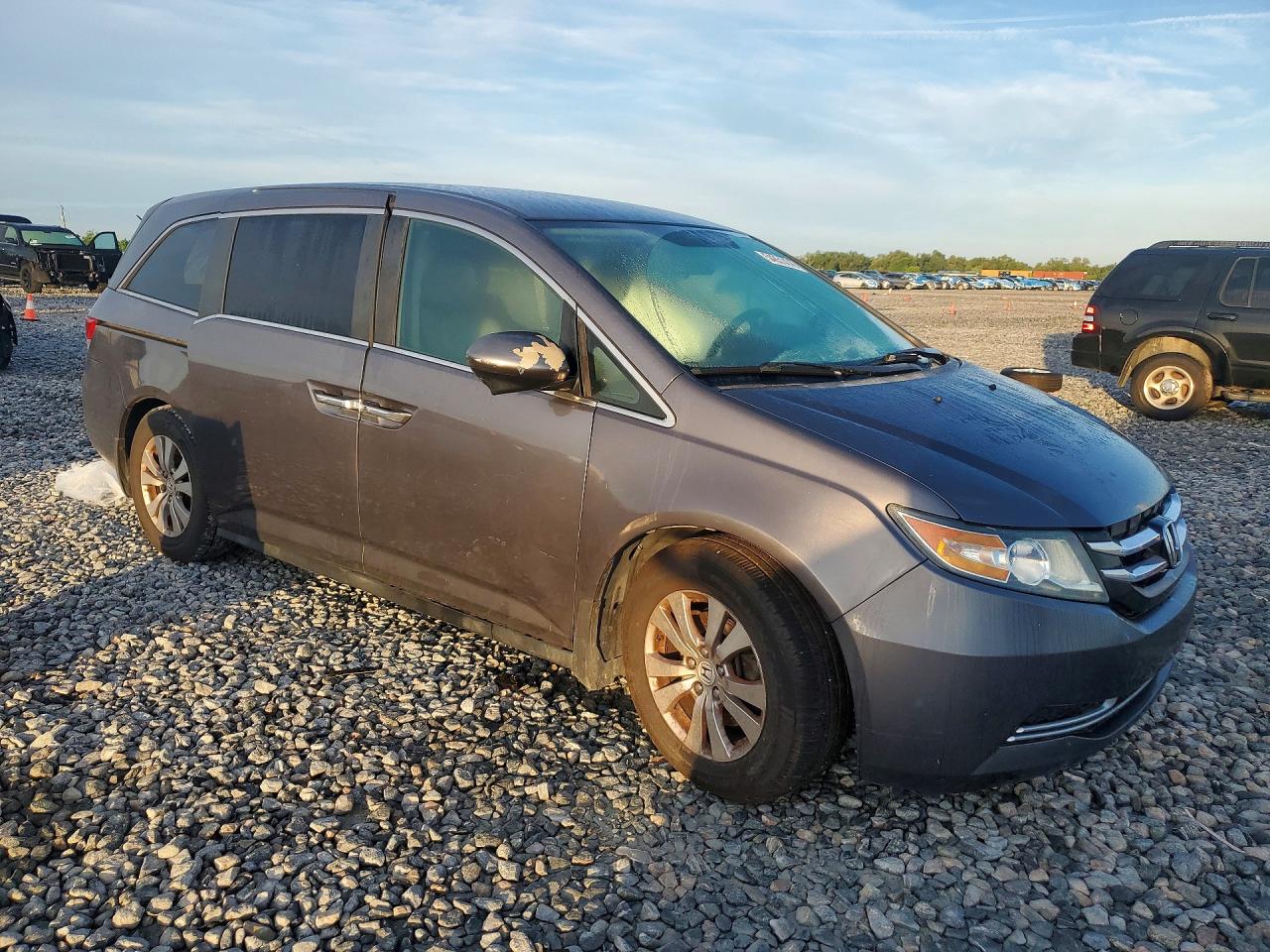 2015 Honda Odyssey Ex Gray vin: 5FNRL5H47FB052061