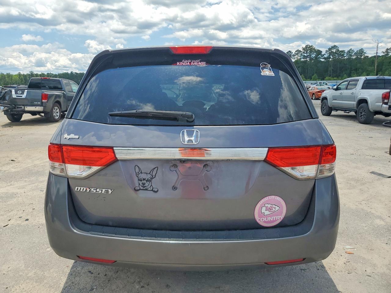2015 Honda Odyssey Ex Серый vin: 5FNRL5H47FB059575