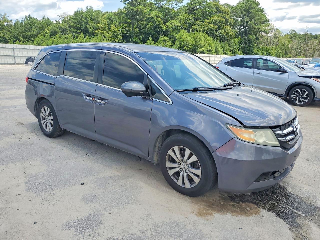 2015 Honda Odyssey Ex Серый vin: 5FNRL5H47FB059575