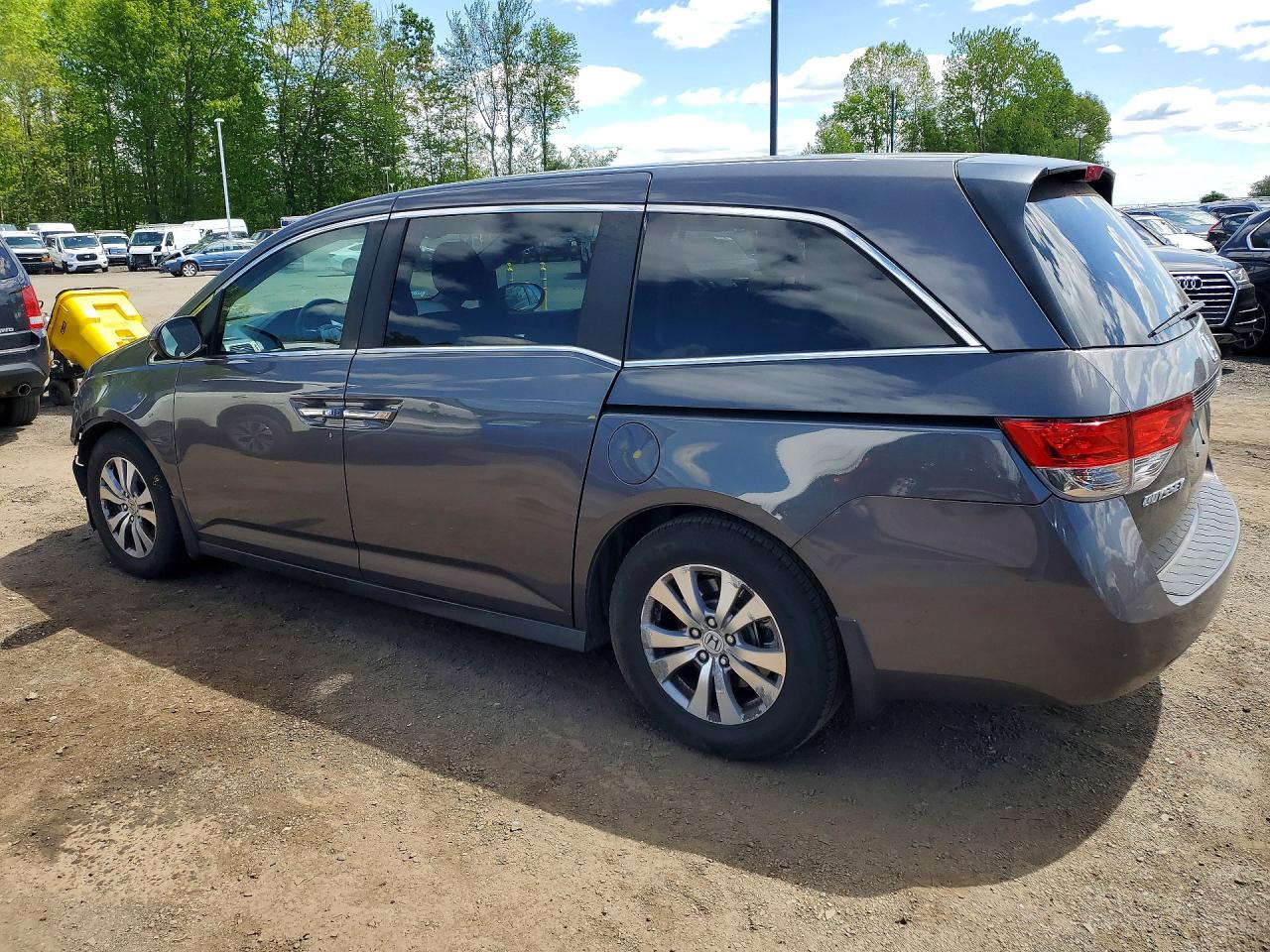 2015 Honda Odyssey Ex Brown vin: 5FNRL5H47FB119306