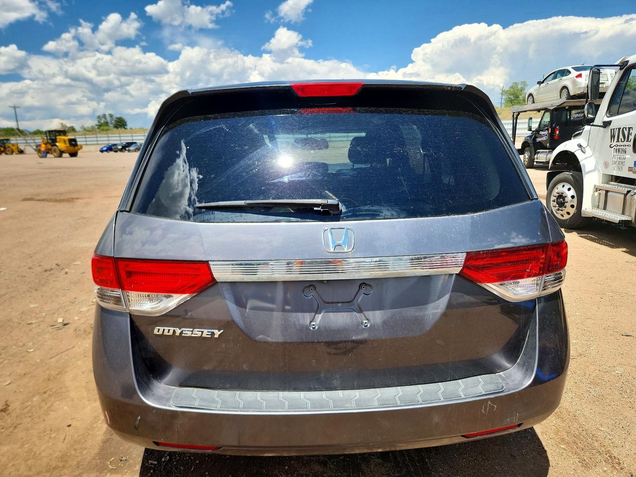 2015 Honda Odyssey Ex Gray vin: 5FNRL5H47FB121556