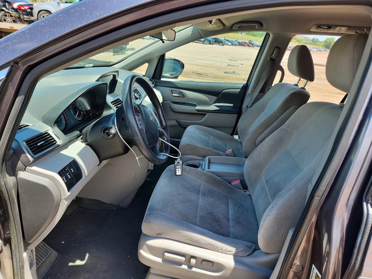 2015 Honda Odyssey Ex Gray vin: 5FNRL5H47FB121556