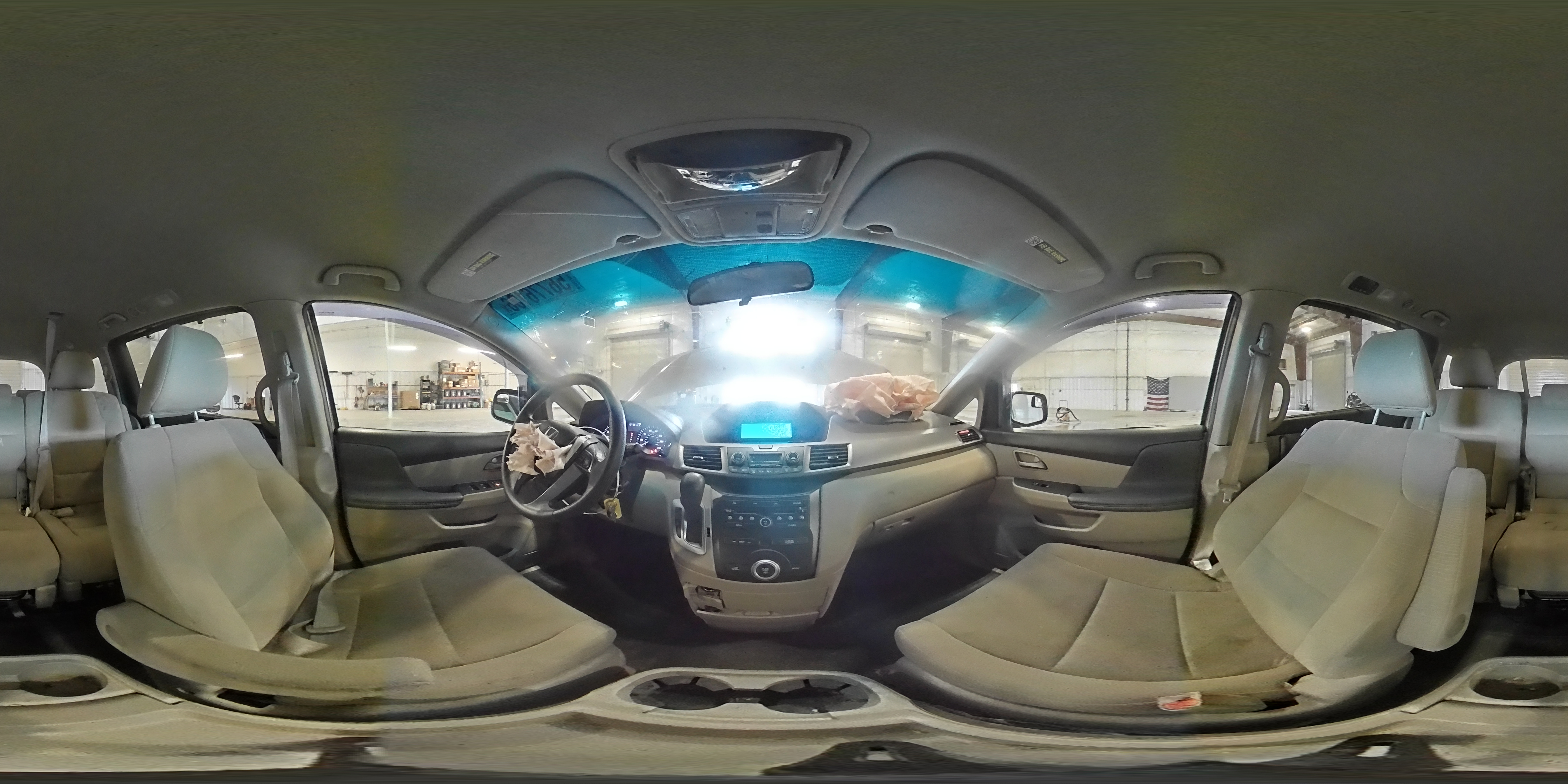 2011 Honda Odyssey Ex Tan vin: 5FNRL5H48BB030418