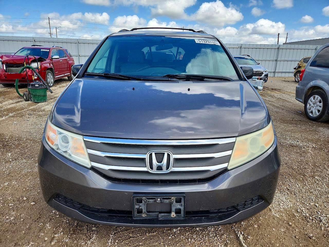 2011 Honda Odyssey Ex Gray vin: 5FNRL5H48BB081904