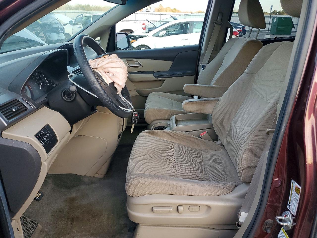 2011 Honda Odyssey Ex Burgundy vin: 5FNRL5H48BB093521