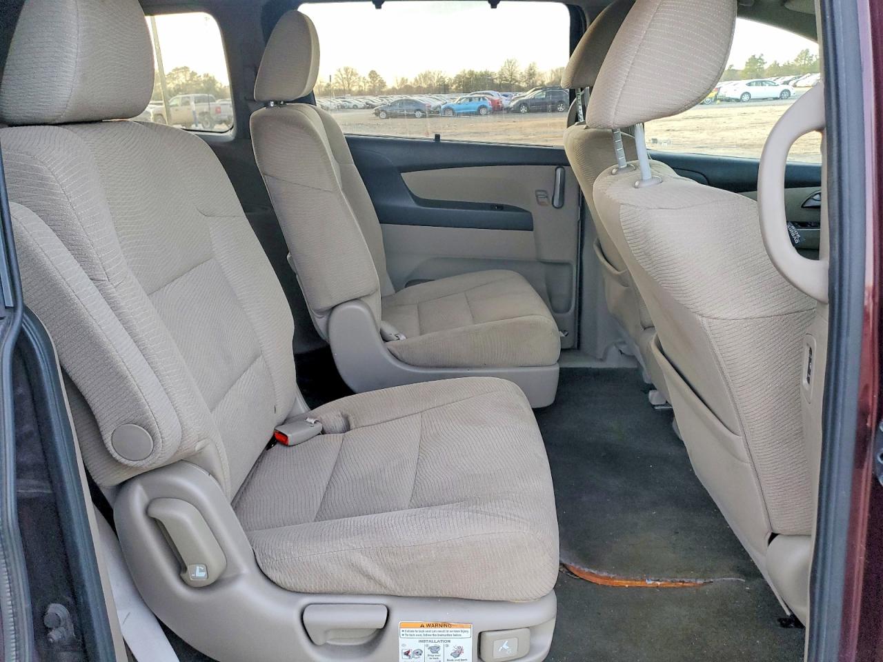 2011 Honda Odyssey Ex Burgundy vin: 5FNRL5H48BB093521