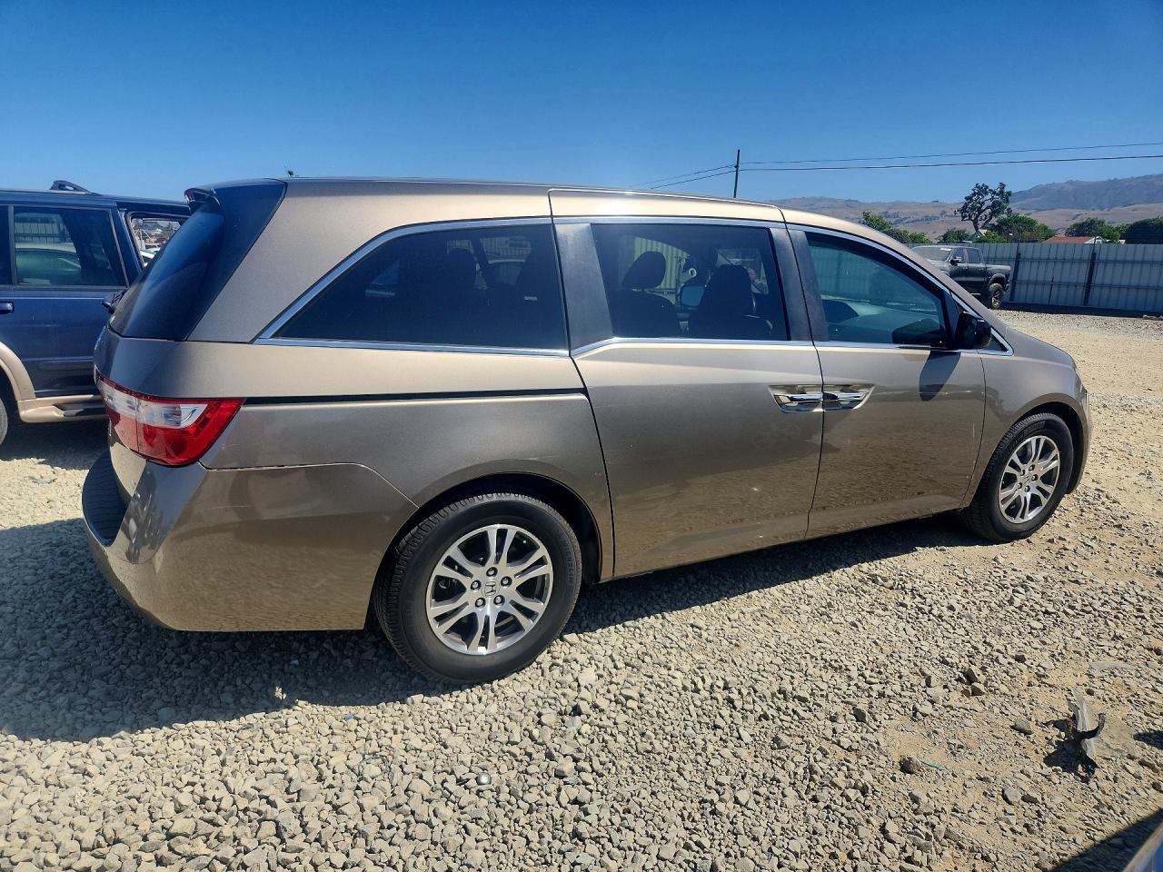 2012 Honda Odyssey Ex Tan vin: 5FNRL5H48CB008890