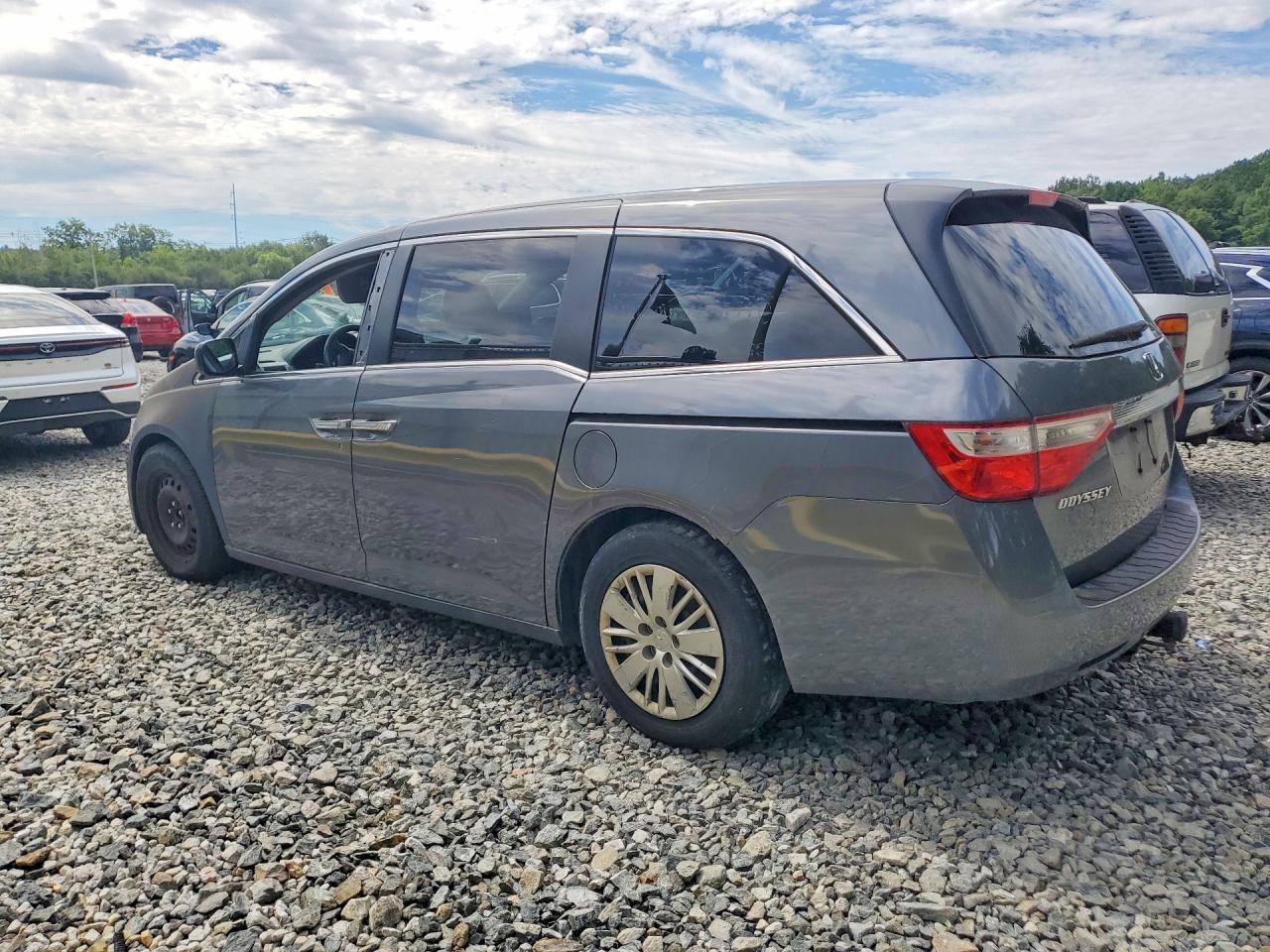 2012 Honda Odyssey Ex Gray vin: 5FNRL5H48CB038939