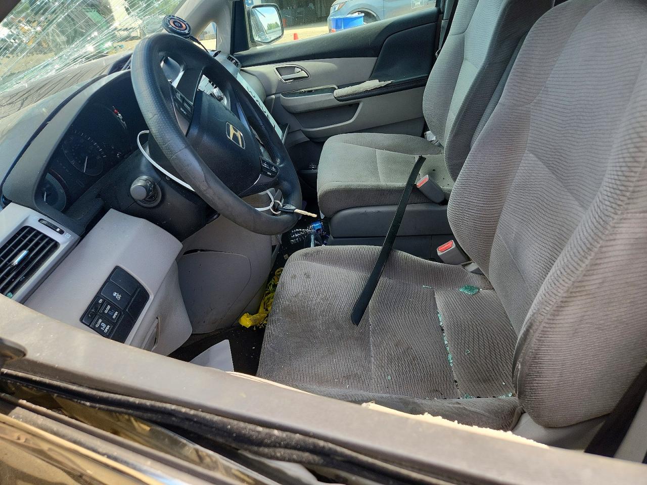 2012 Honda Odyssey Ex Gray vin: 5FNRL5H48CB085937