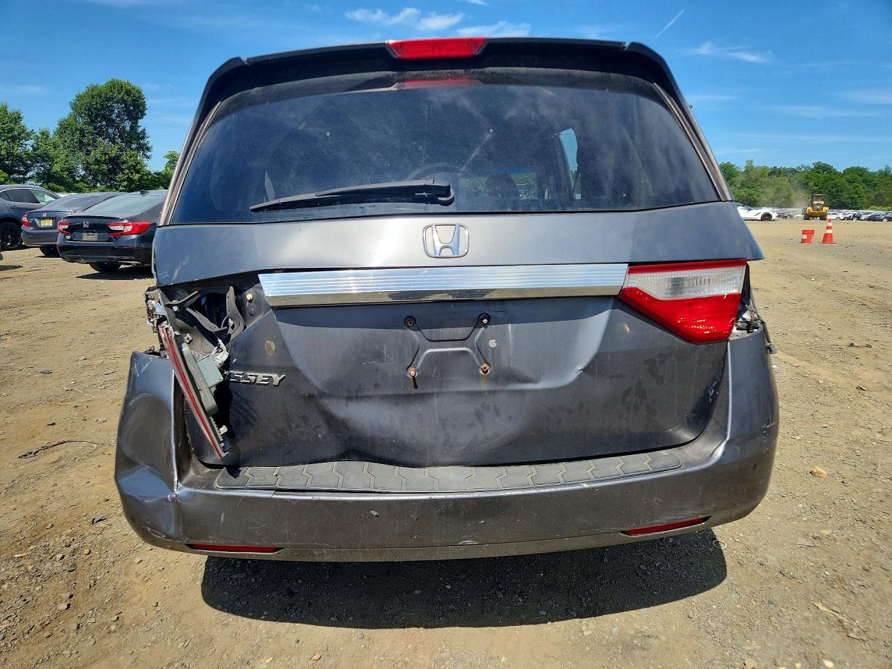 2012 Honda Odyssey Ex Gray vin: 5FNRL5H48CB085937