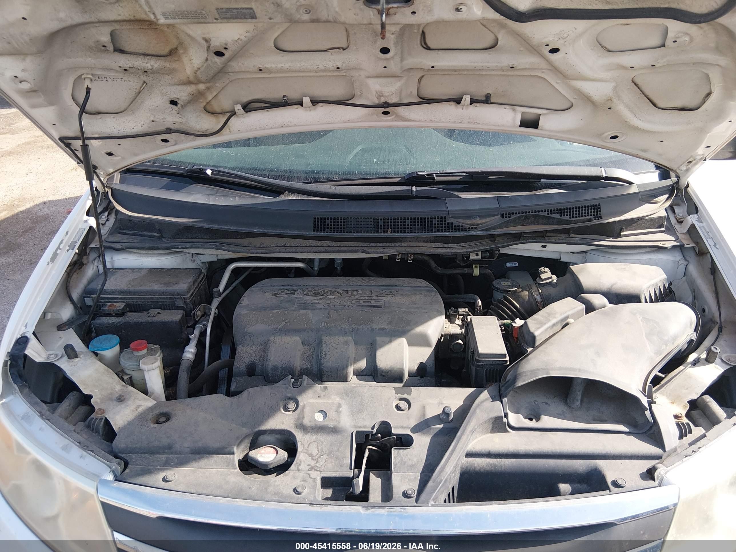 2012 Honda Odyssey Ex White vin: 5FNRL5H48CB103658
