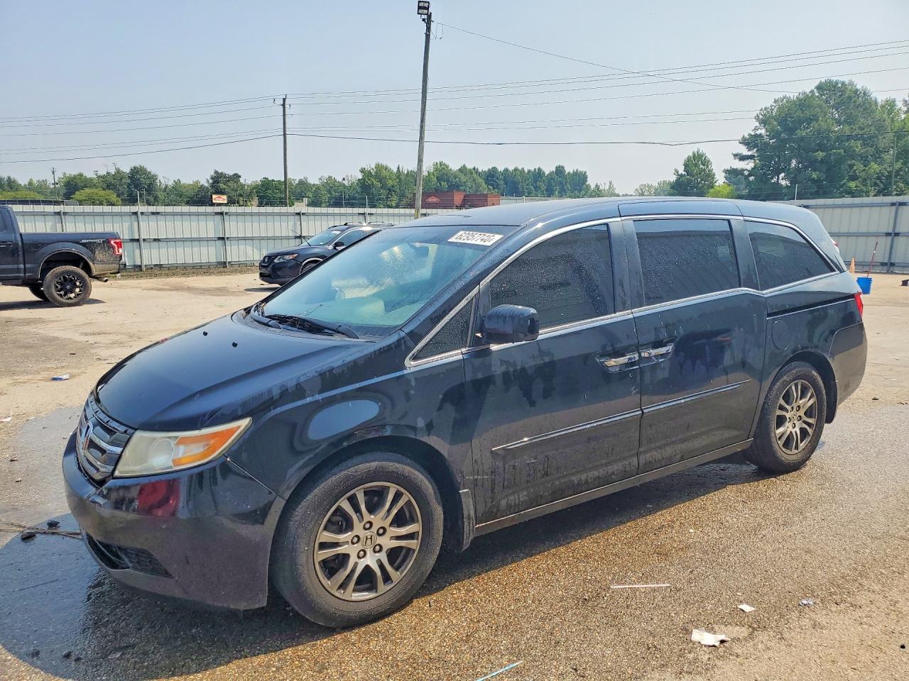 2012 Honda Odyssey Ex Black vin: 5FNRL5H48CB105457