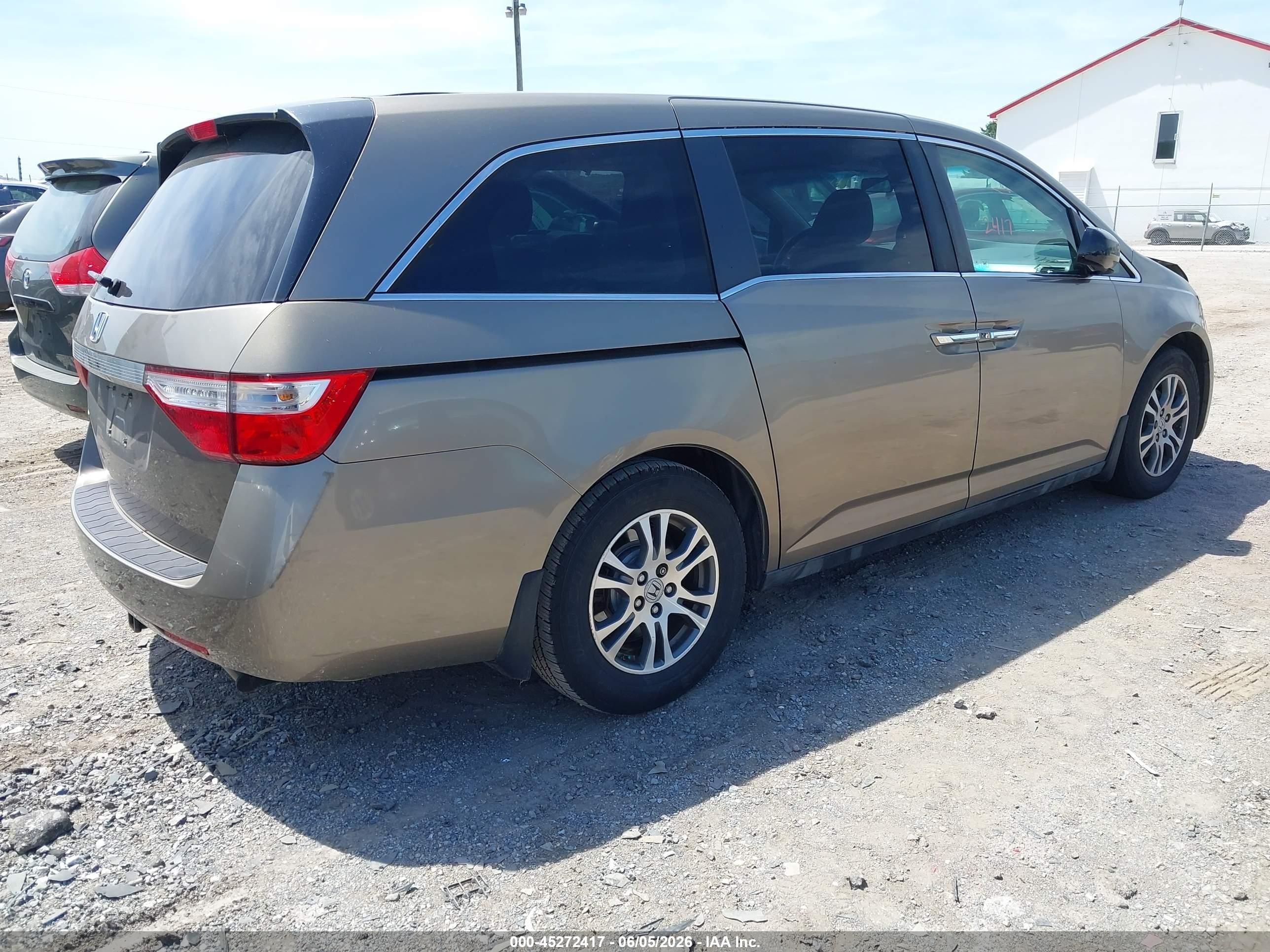 2012 Honda Odyssey Ex Золотой vin: 5FNRL5H48CB106768