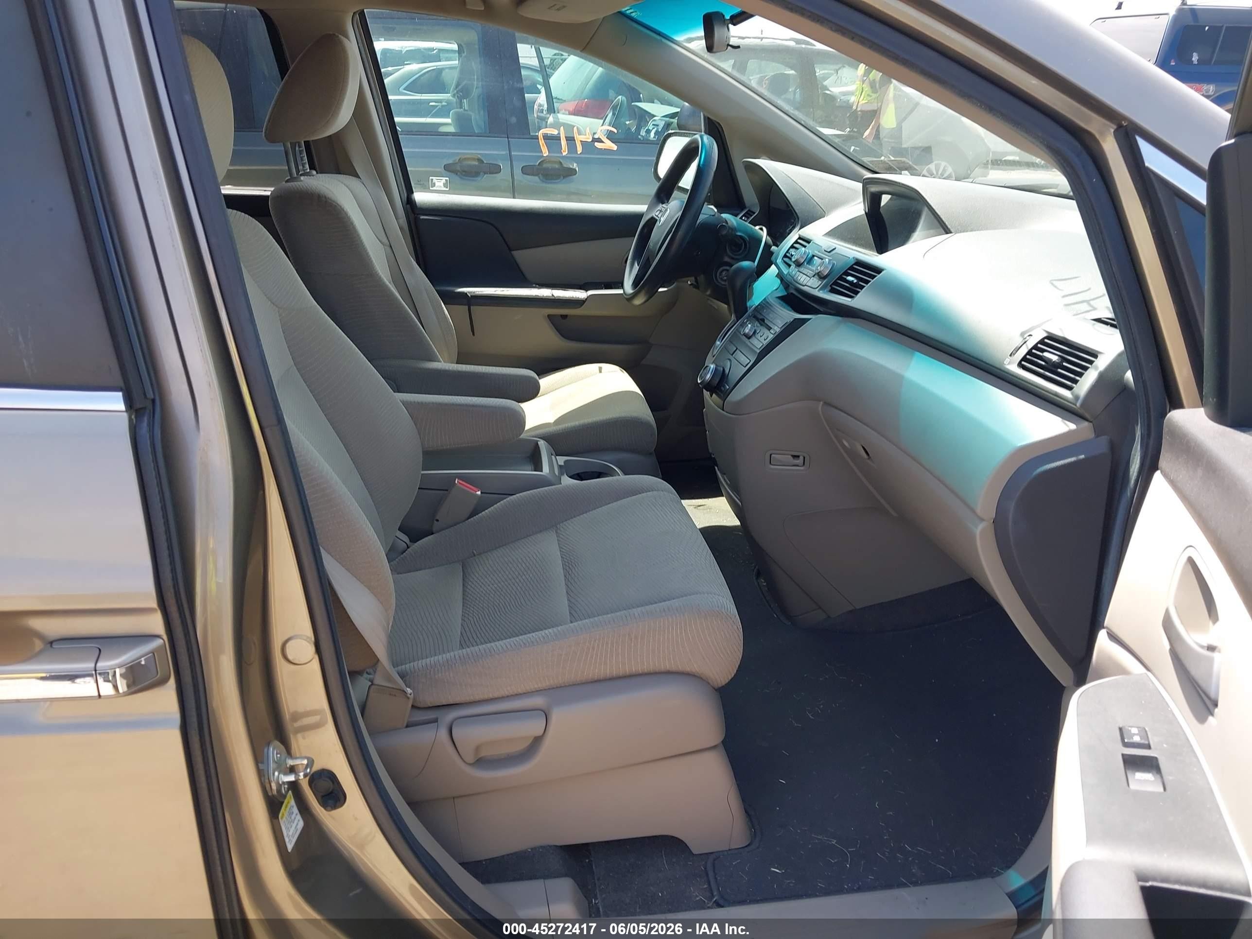 2012 Honda Odyssey Ex Золотой vin: 5FNRL5H48CB106768