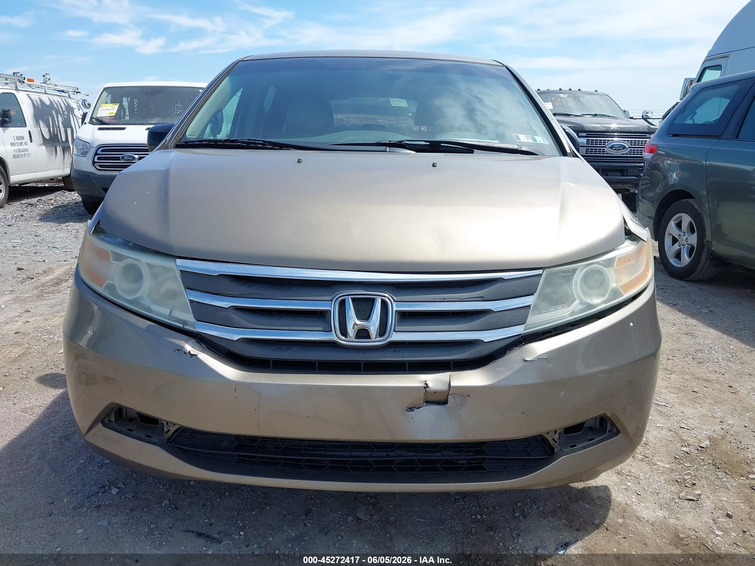 2012 Honda Odyssey Ex Золотой vin: 5FNRL5H48CB106768