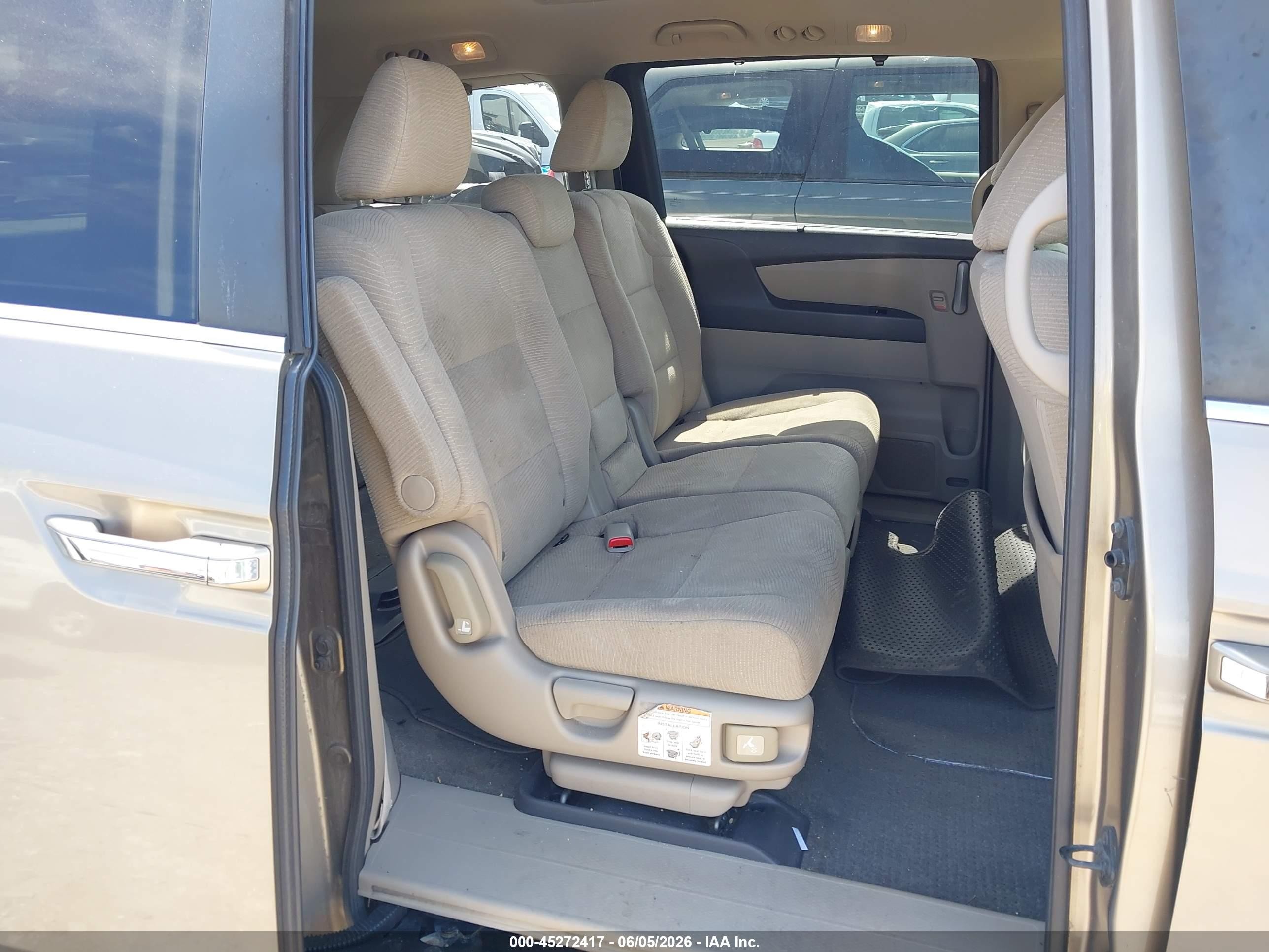 2012 Honda Odyssey Ex Золотой vin: 5FNRL5H48CB106768