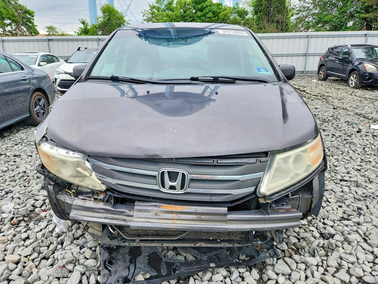 2012 Honda Odyssey Ex Gray vin: 5FNRL5H48CB118578
