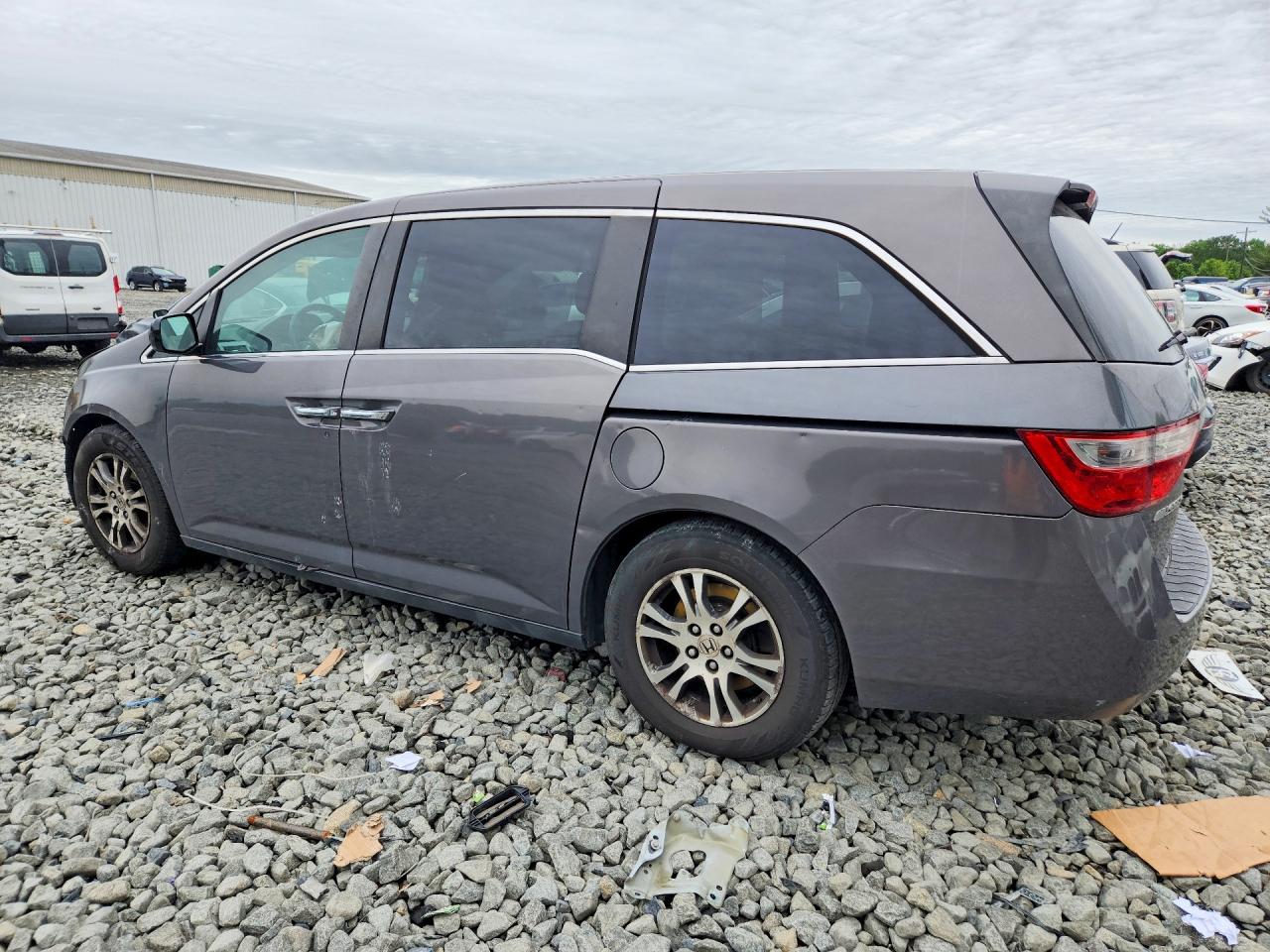 2012 Honda Odyssey Ex Gray vin: 5FNRL5H48CB118578
