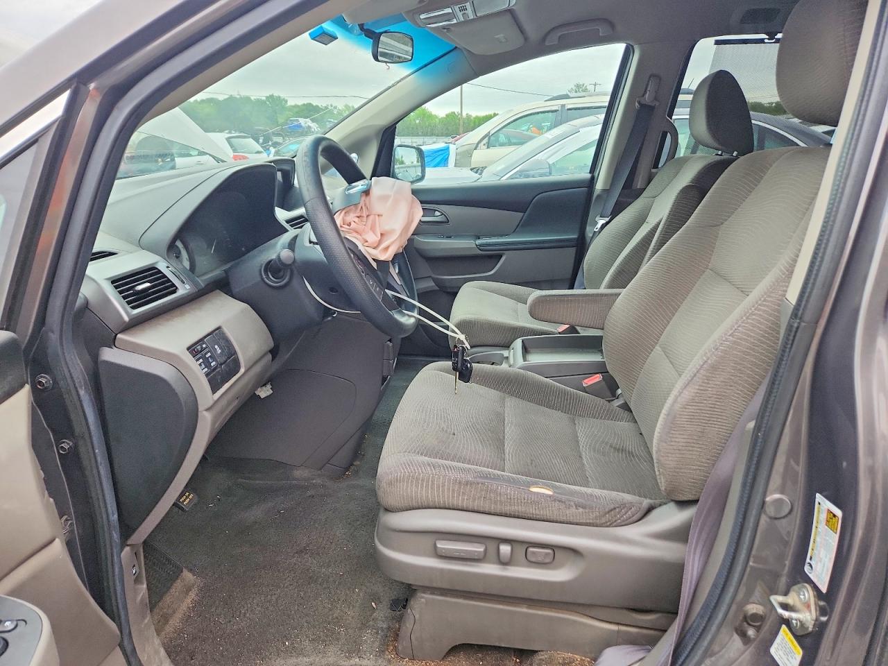 2012 Honda Odyssey Ex Gray vin: 5FNRL5H48CB118578