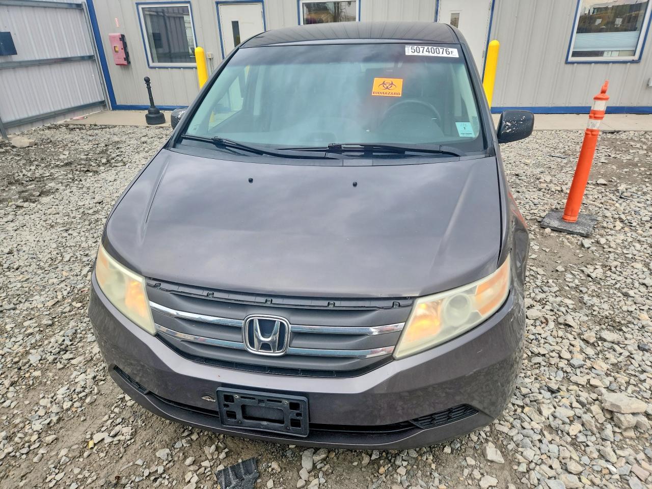 2012 Honda Odyssey Ex Gray vin: 5FNRL5H48CB120542