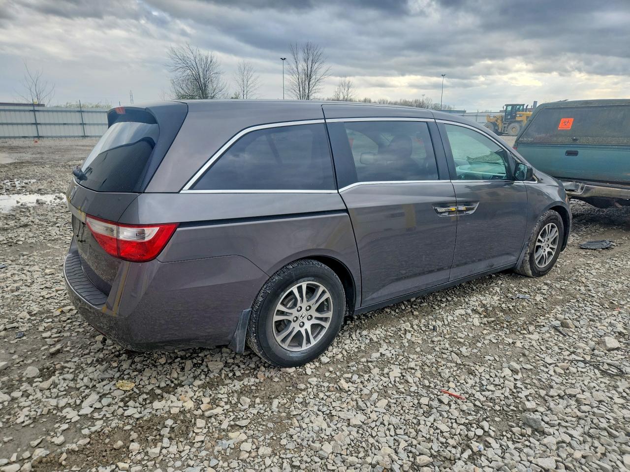 2012 Honda Odyssey Ex Gray vin: 5FNRL5H48CB120542