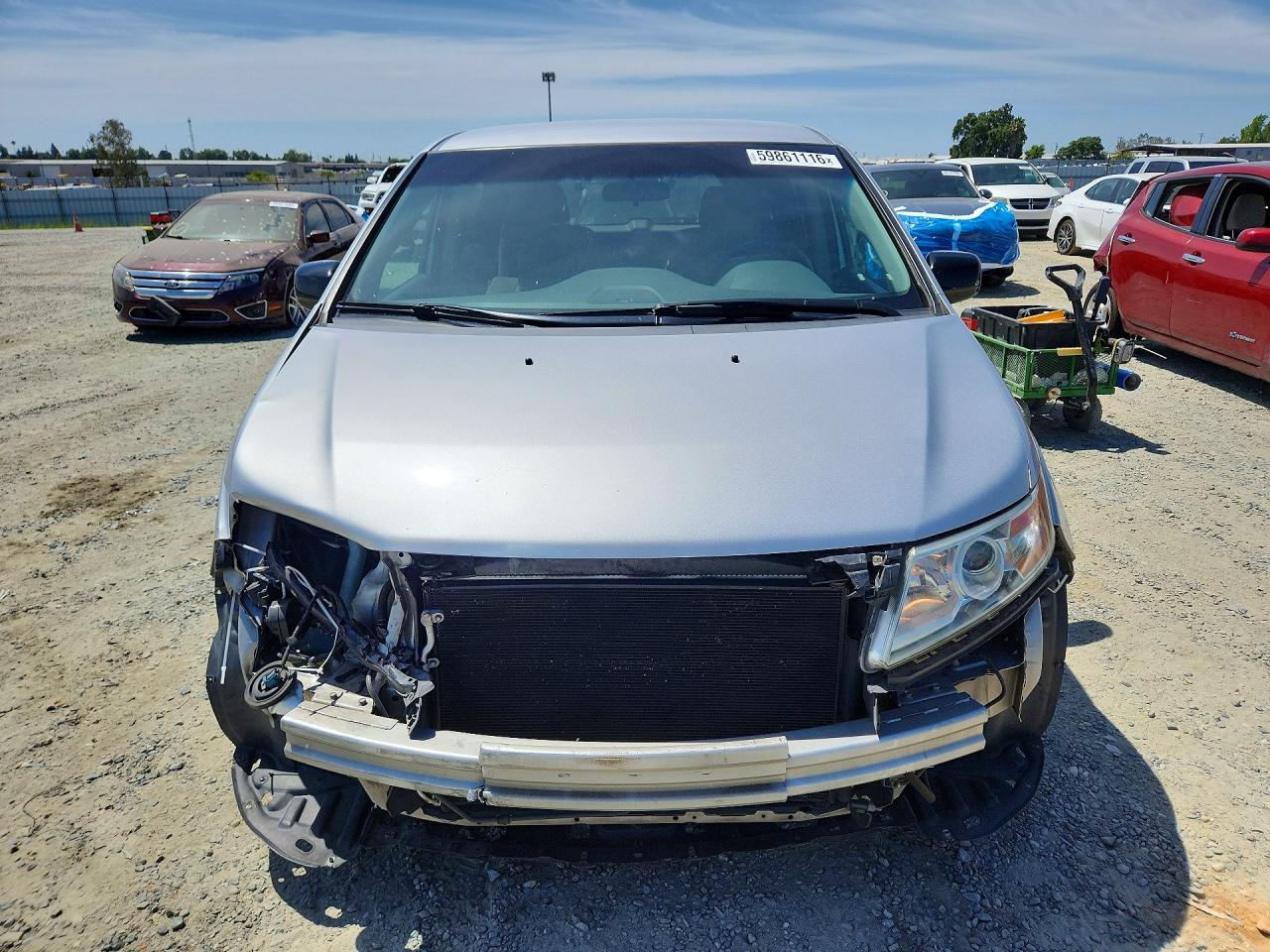 2012 Honda Odyssey Ex Silver vin: 5FNRL5H48CB124266
