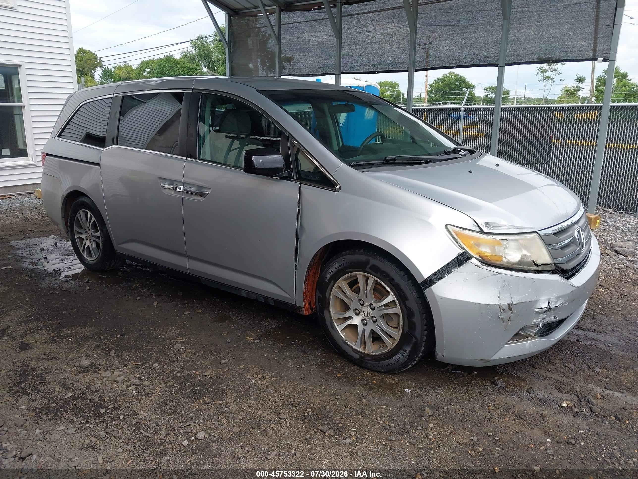 2012 Honda Odyssey Ex Silver vin: 5FNRL5H48CB124378