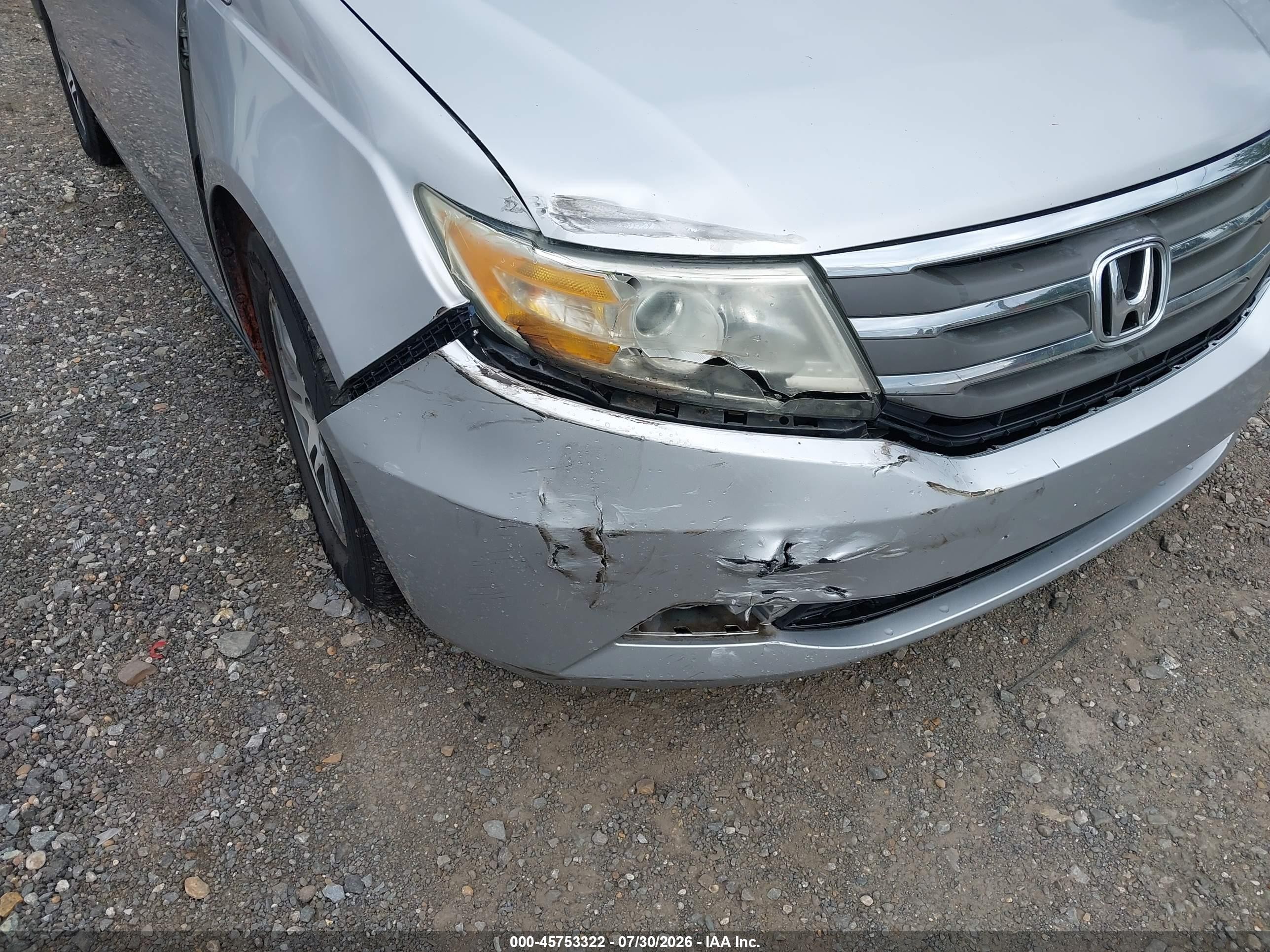 2012 Honda Odyssey Ex Silver vin: 5FNRL5H48CB124378