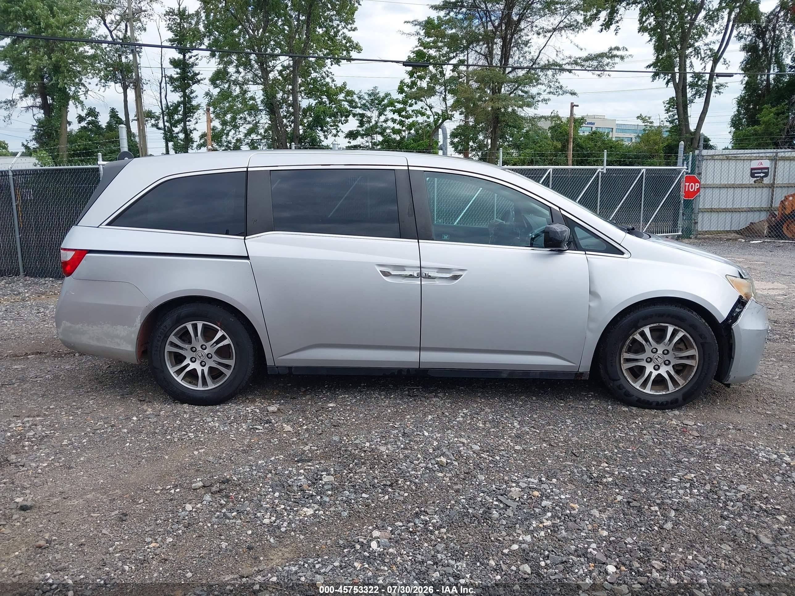 2012 Honda Odyssey Ex Silver vin: 5FNRL5H48CB124378