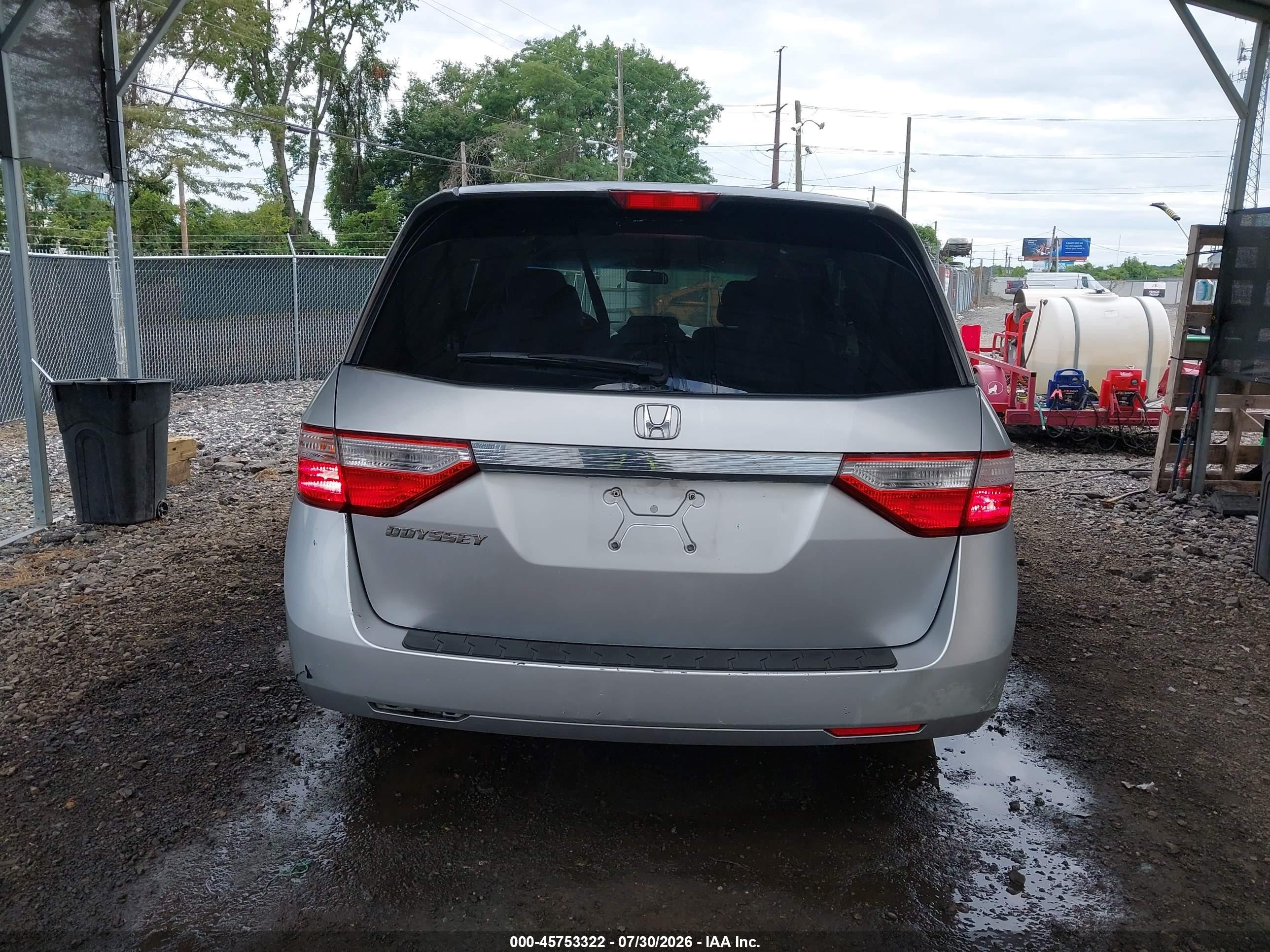 2012 Honda Odyssey Ex Silver vin: 5FNRL5H48CB124378