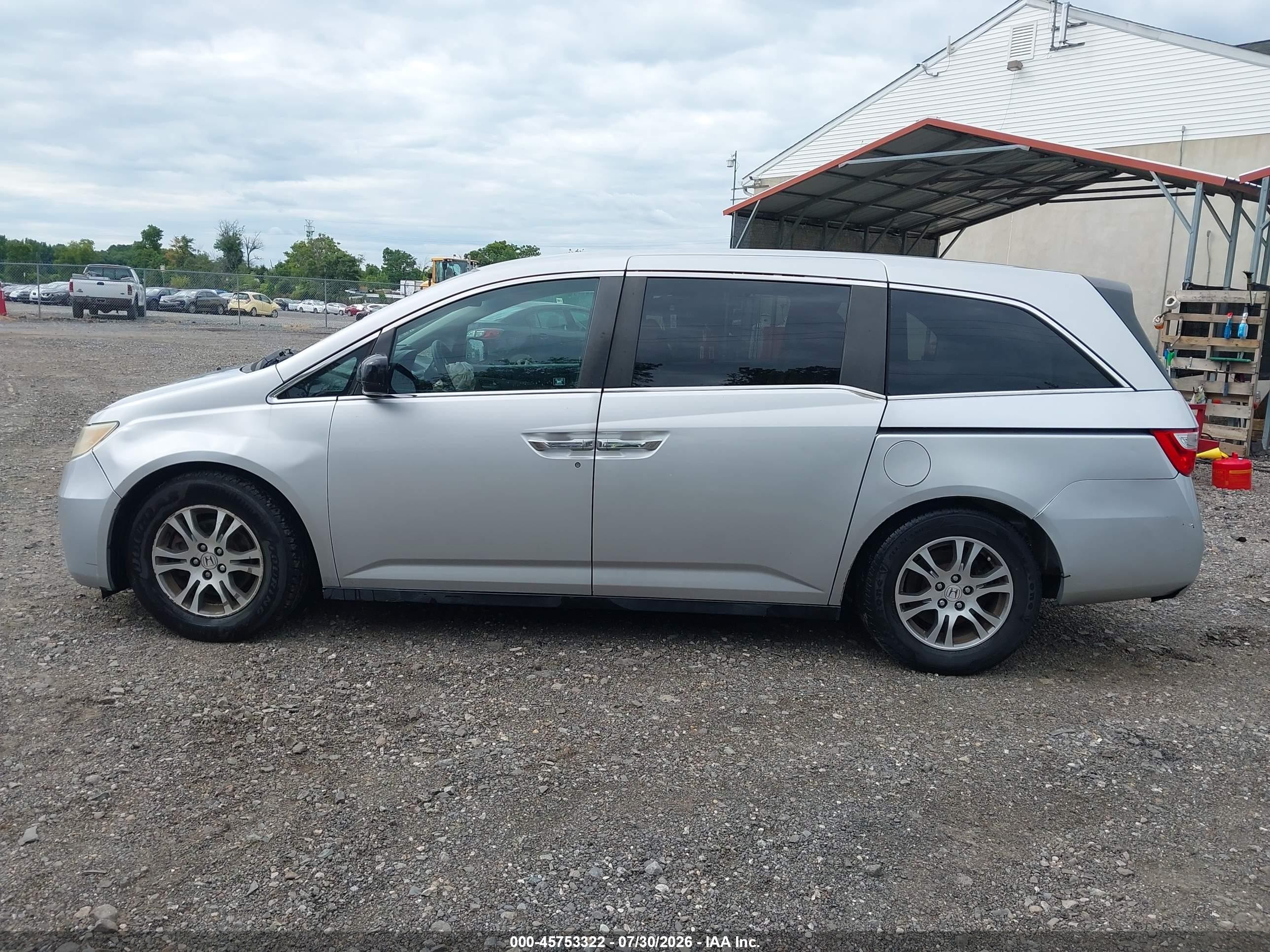 2012 Honda Odyssey Ex Silver vin: 5FNRL5H48CB124378