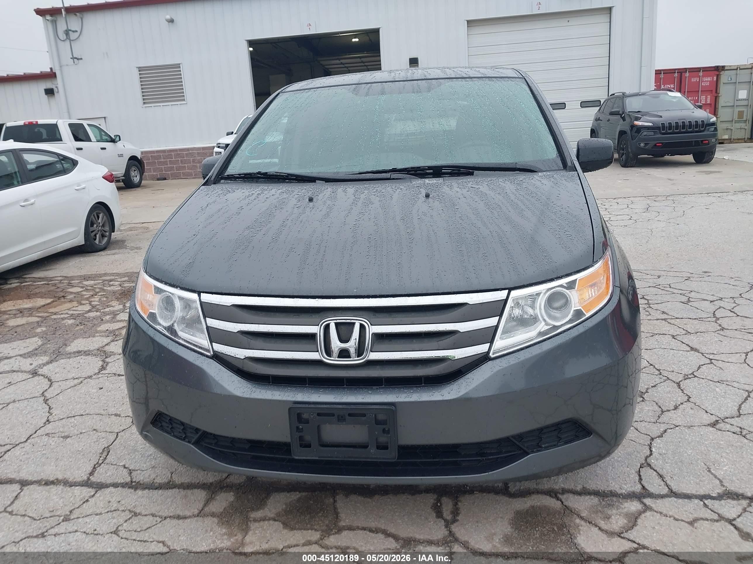 2013 Honda Odyssey Ex Gray vin: 5FNRL5H48DB008762