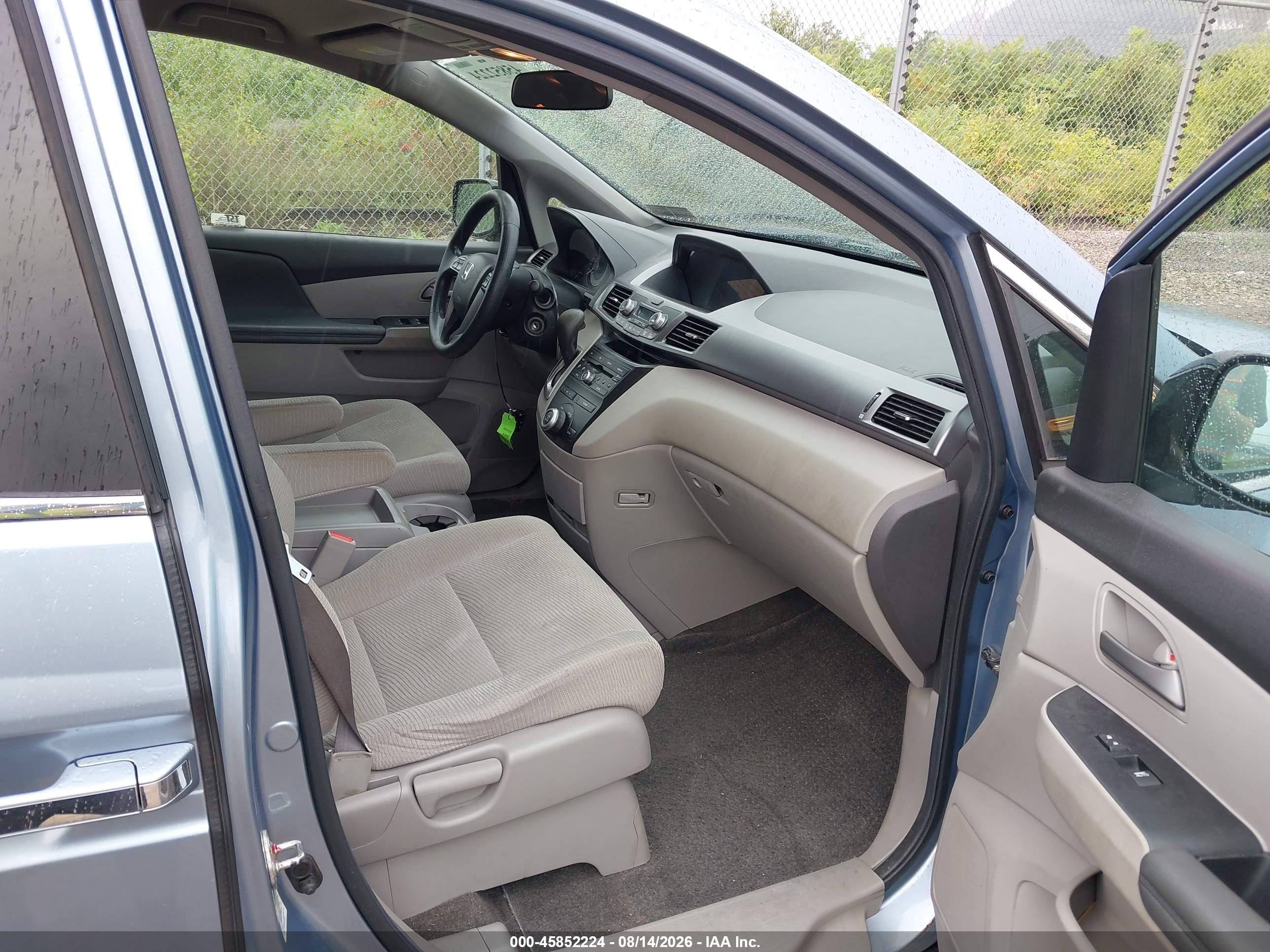 2013 Honda Odyssey Ex Light Blue vin: 5FNRL5H48DB051479