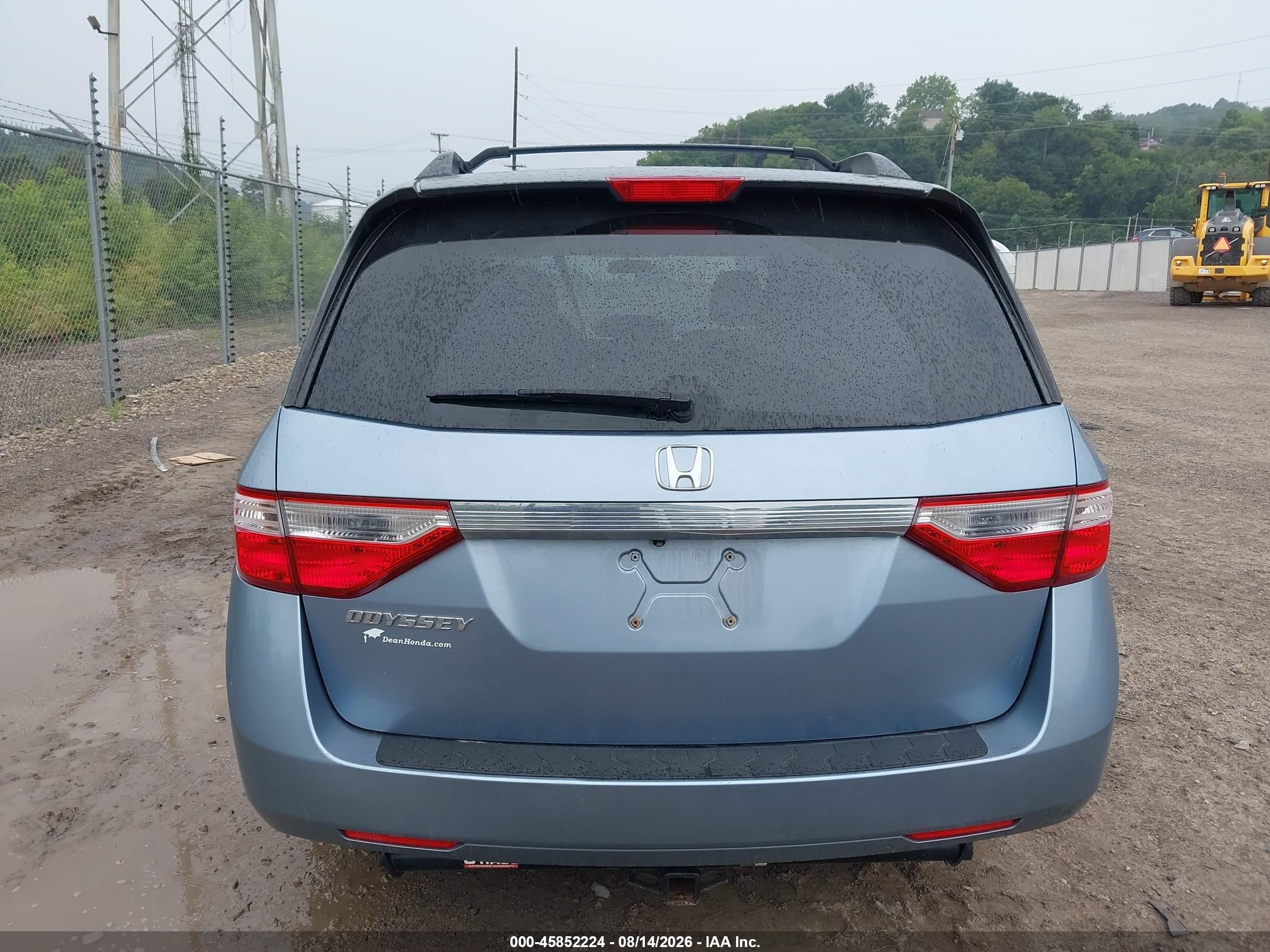 2013 Honda Odyssey Ex Light Blue vin: 5FNRL5H48DB051479