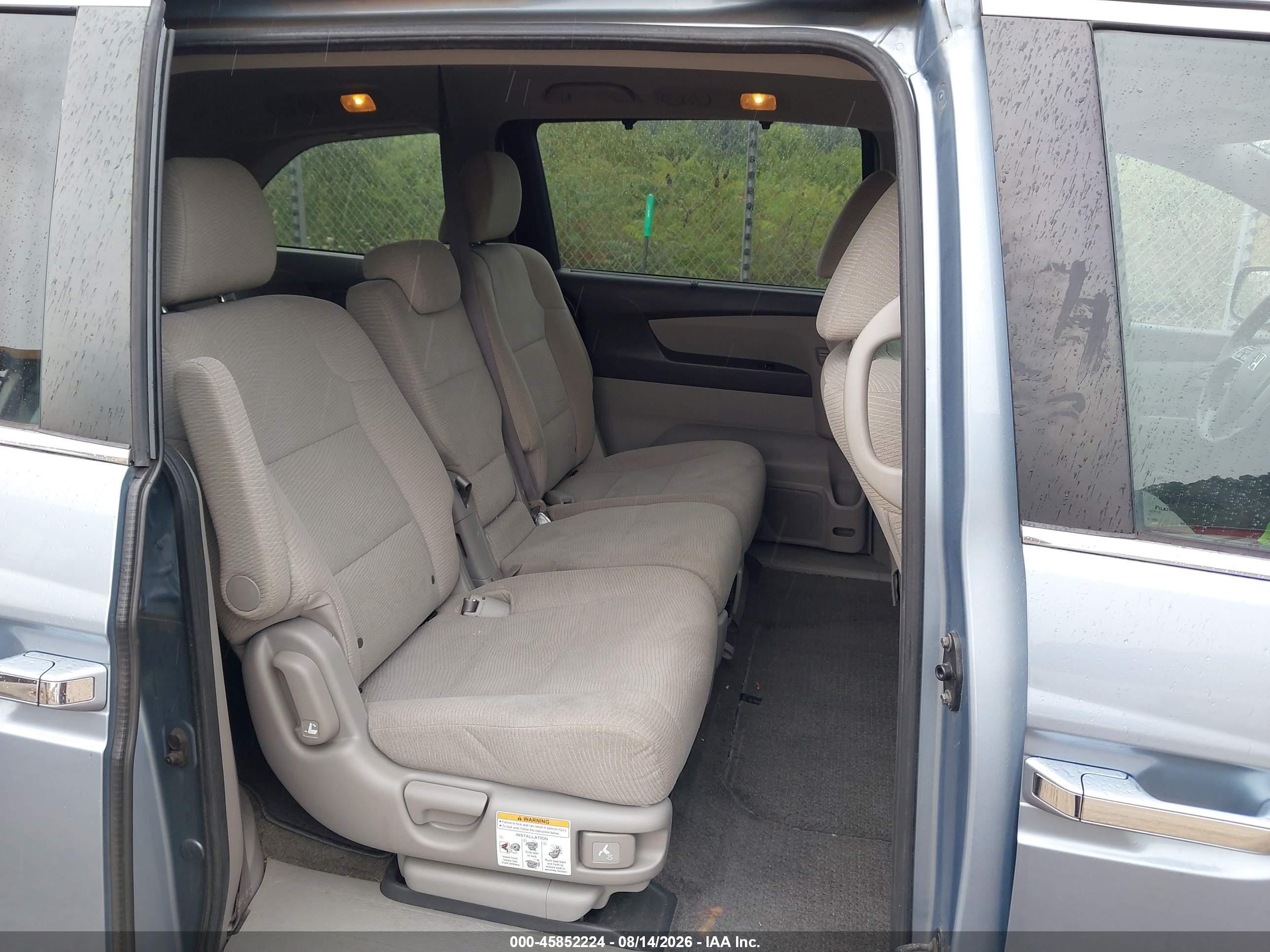 2013 Honda Odyssey Ex Light Blue vin: 5FNRL5H48DB051479